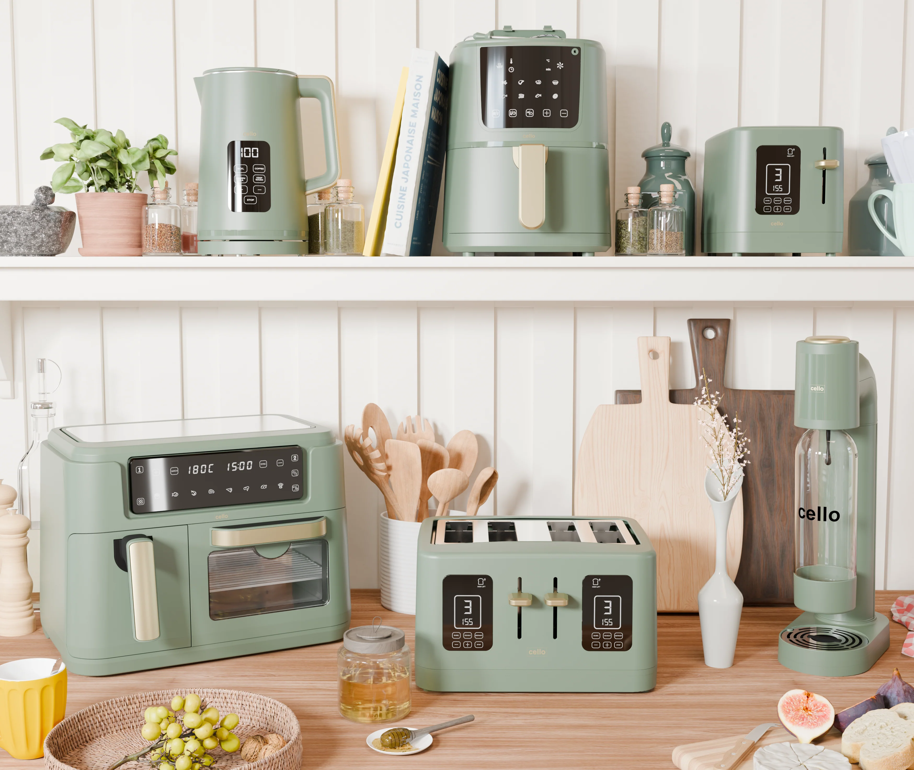 Cello 13-in-1 Family Size 11L Compact Oven & Airfryer - Image 8