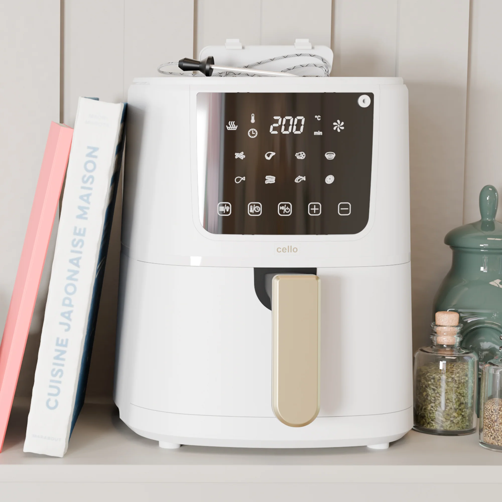 Cello 4L Digital Airfryer With Food Probe - Image 12