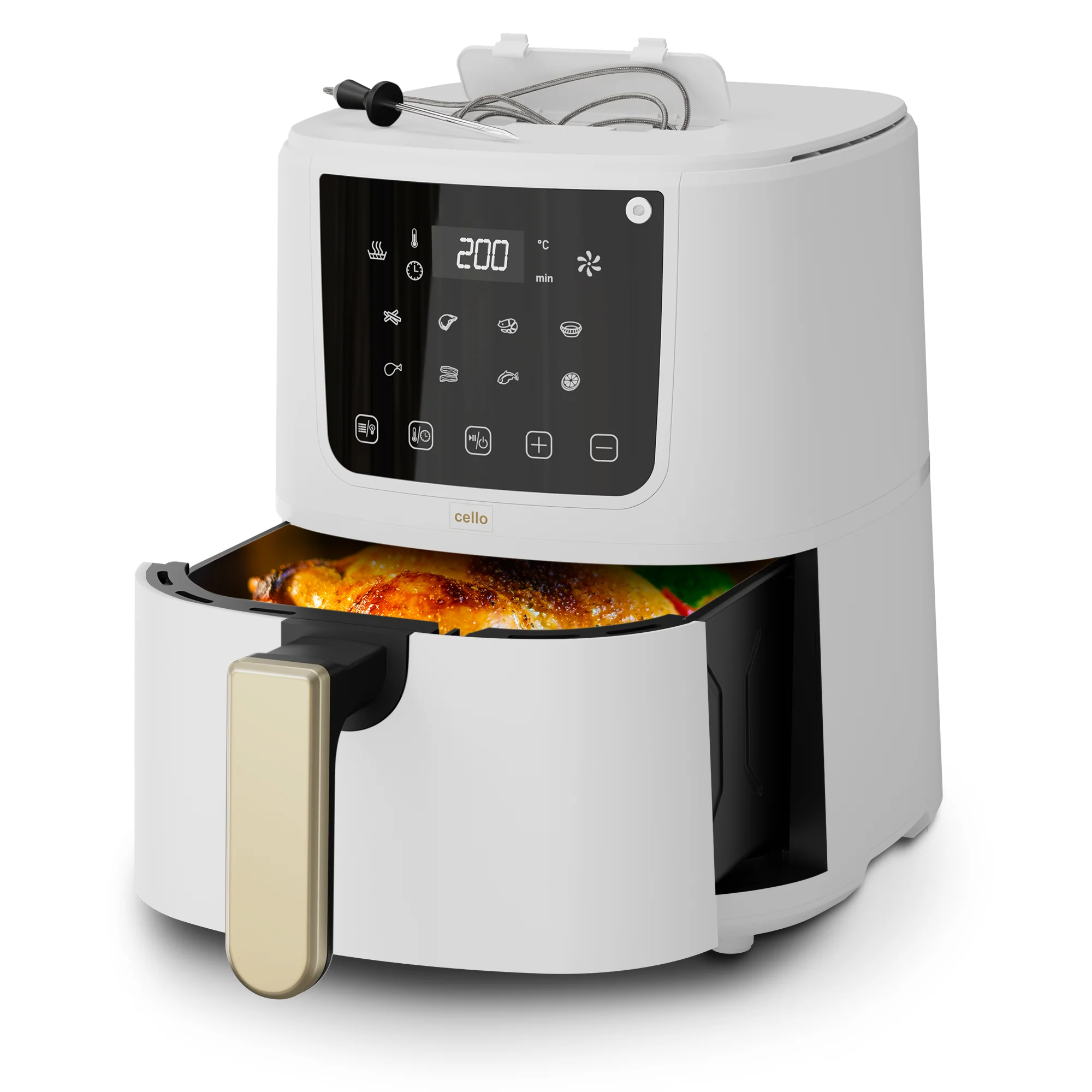 Cello 4L Digital Airfryer With Food Probe - Image 9