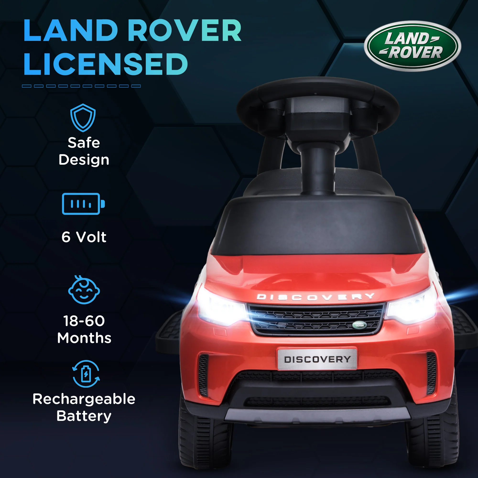 AIYAPLAY Land Rover Licensed Kids Electric Ride On Car Sliding Car - Image 4