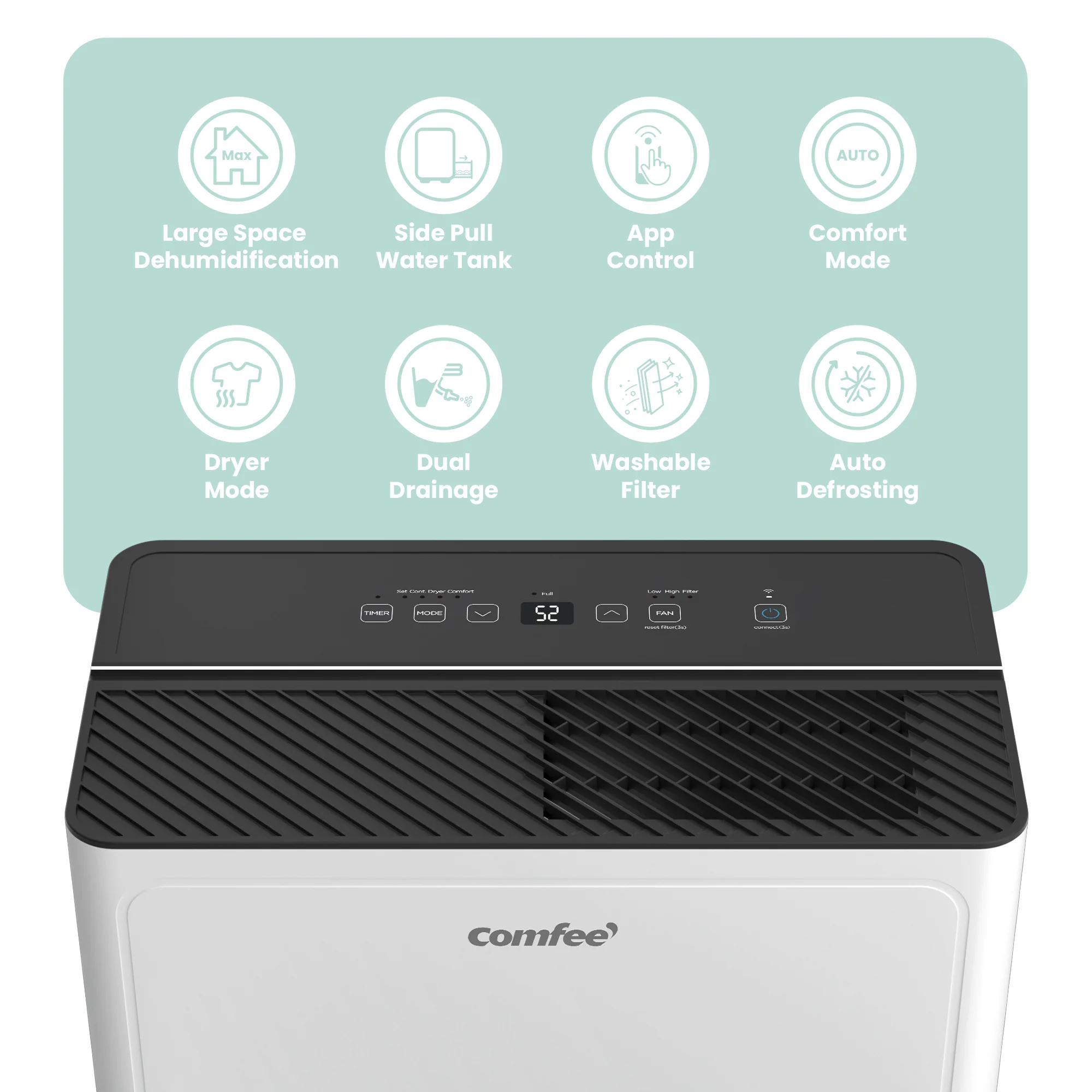 Comfee 30L/DAY Dehumidifier For Home - Image 7