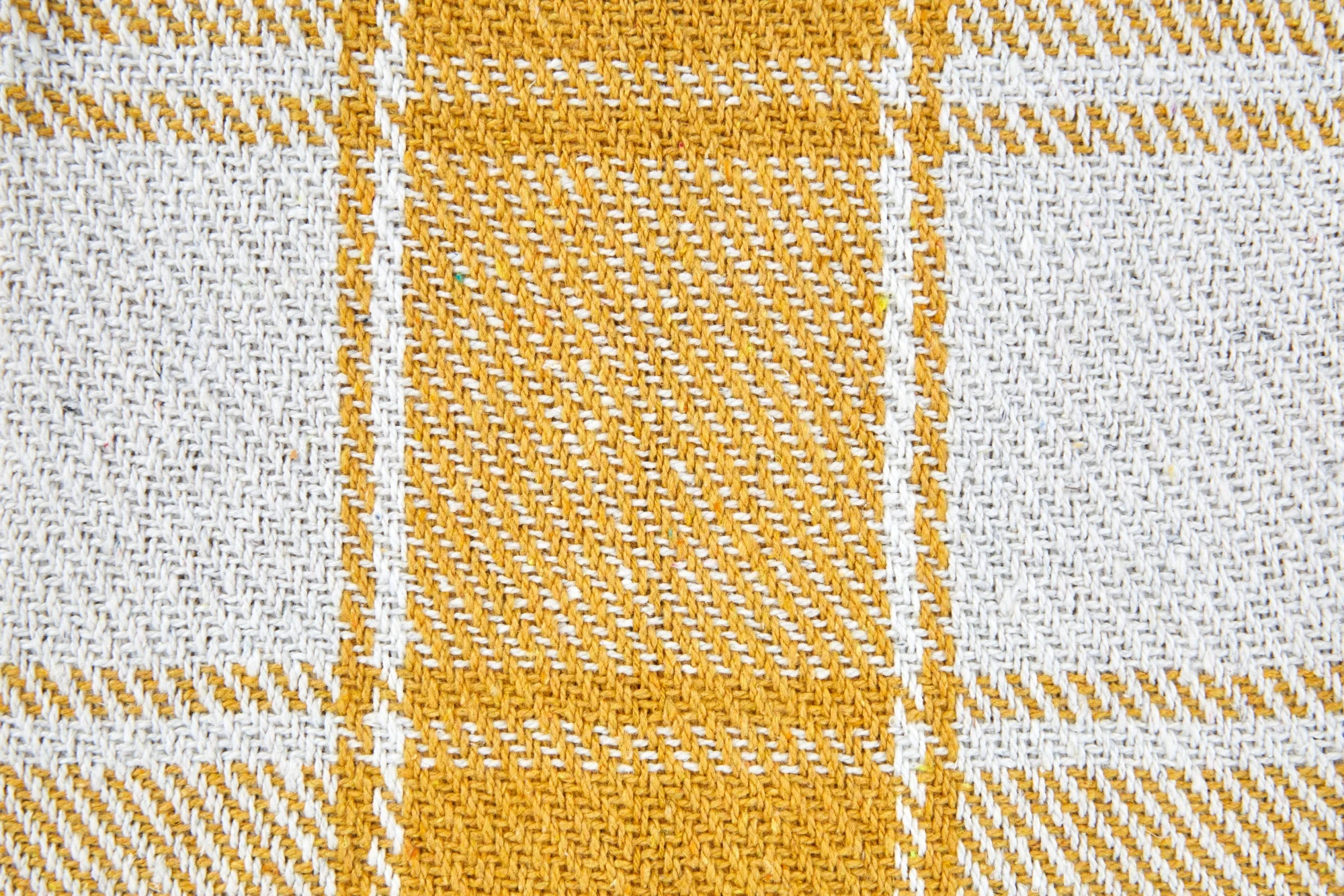 Frisco - Recycled Cotton Throw In Ochre (50 Inch X 60 Inch) - Image 6