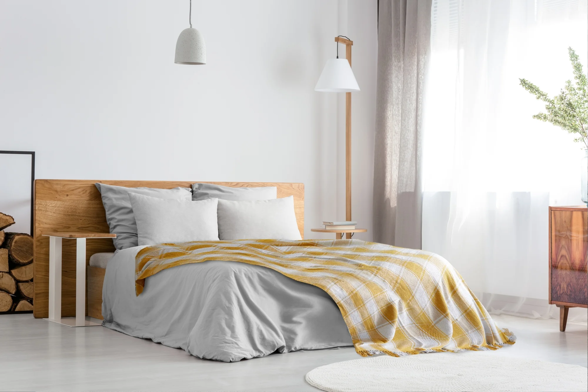 Frisco - Recycled Cotton Throw In Ochre (50 Inch X 60 Inch) - Image 7