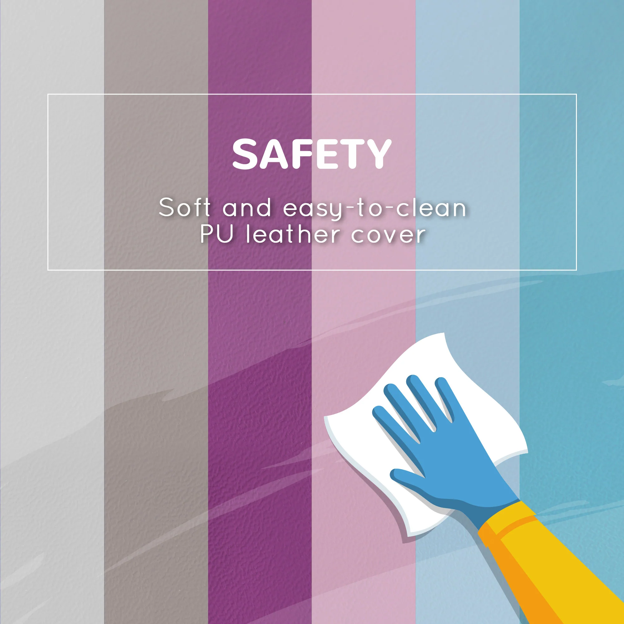 HOMCOM 11 Piece Soft Play Equipment For Toddlers, Soft Play Set , Blue - Image 8