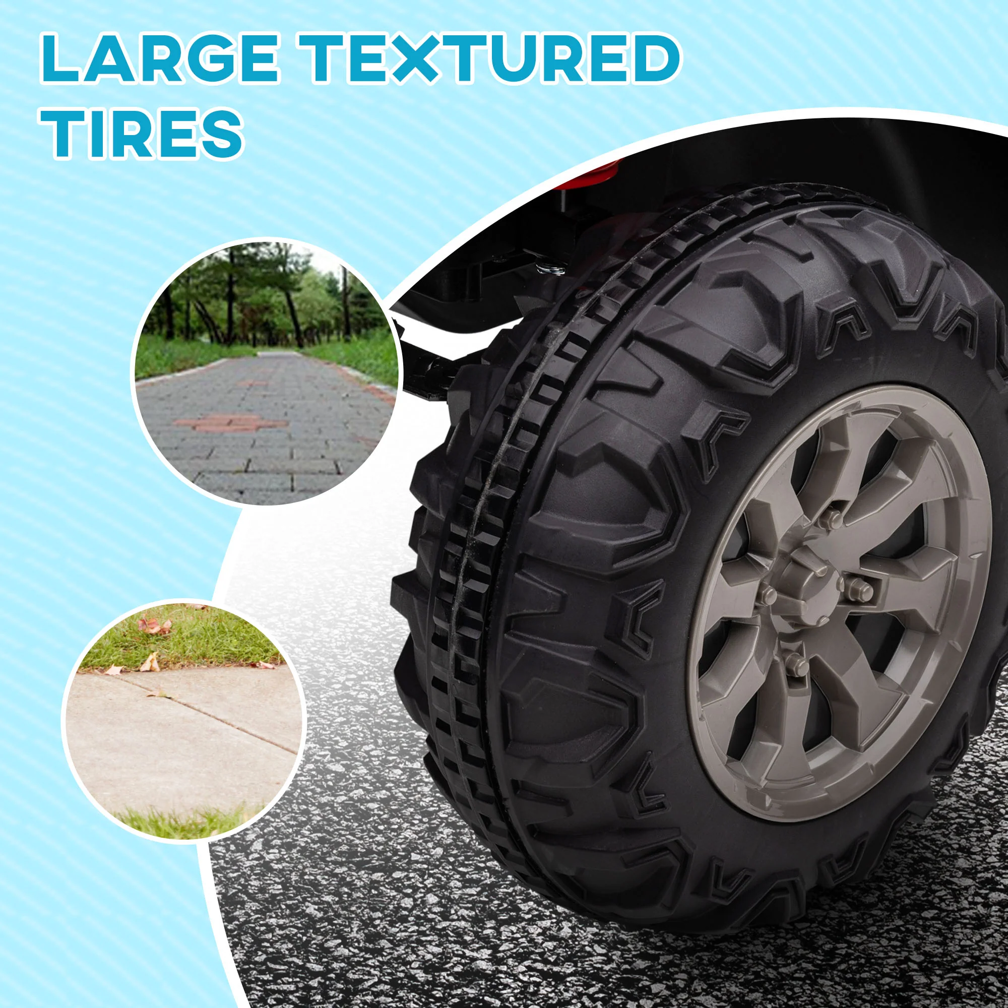 HOMCOM 12V Two-Seater Kids Electric Ride-On Car W/ Electric Bucket - Green - Image 15