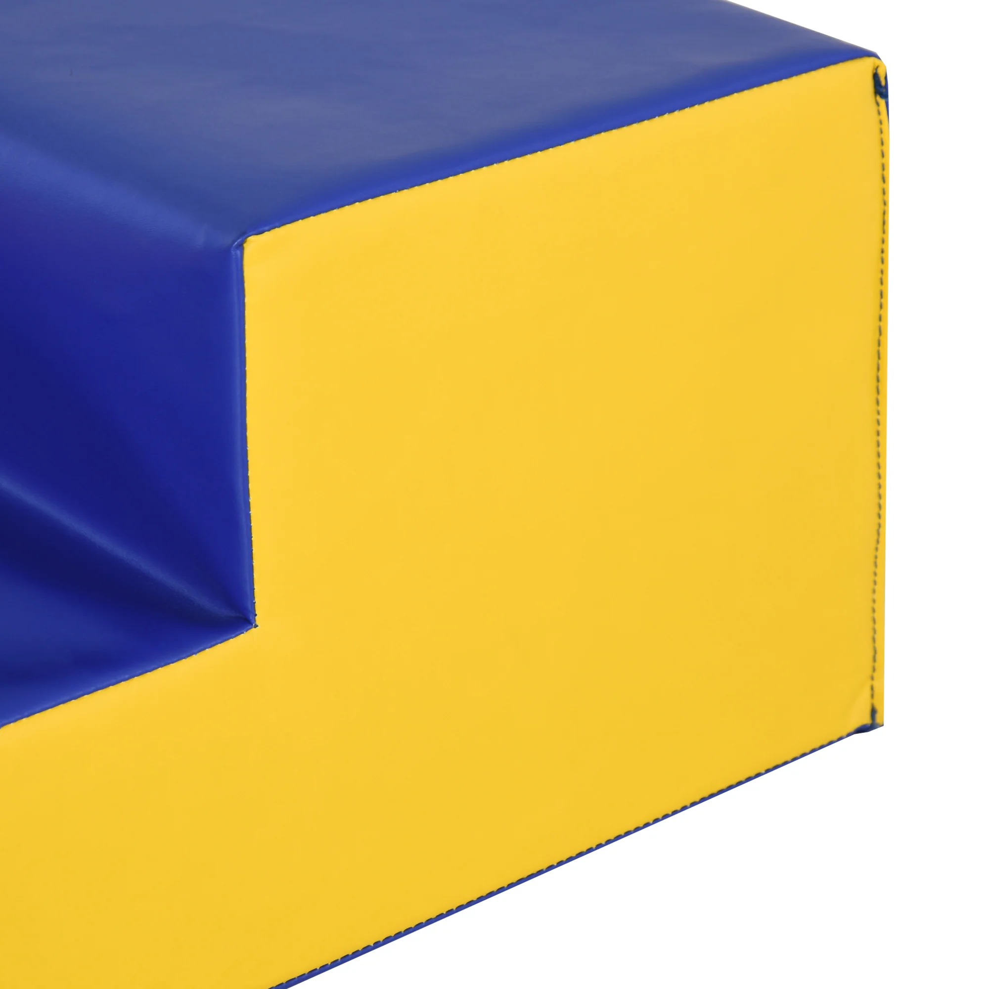 HOMCOM 2 Piece Soft Play Set For Toddler Climb And Crawl, Red - Image 8