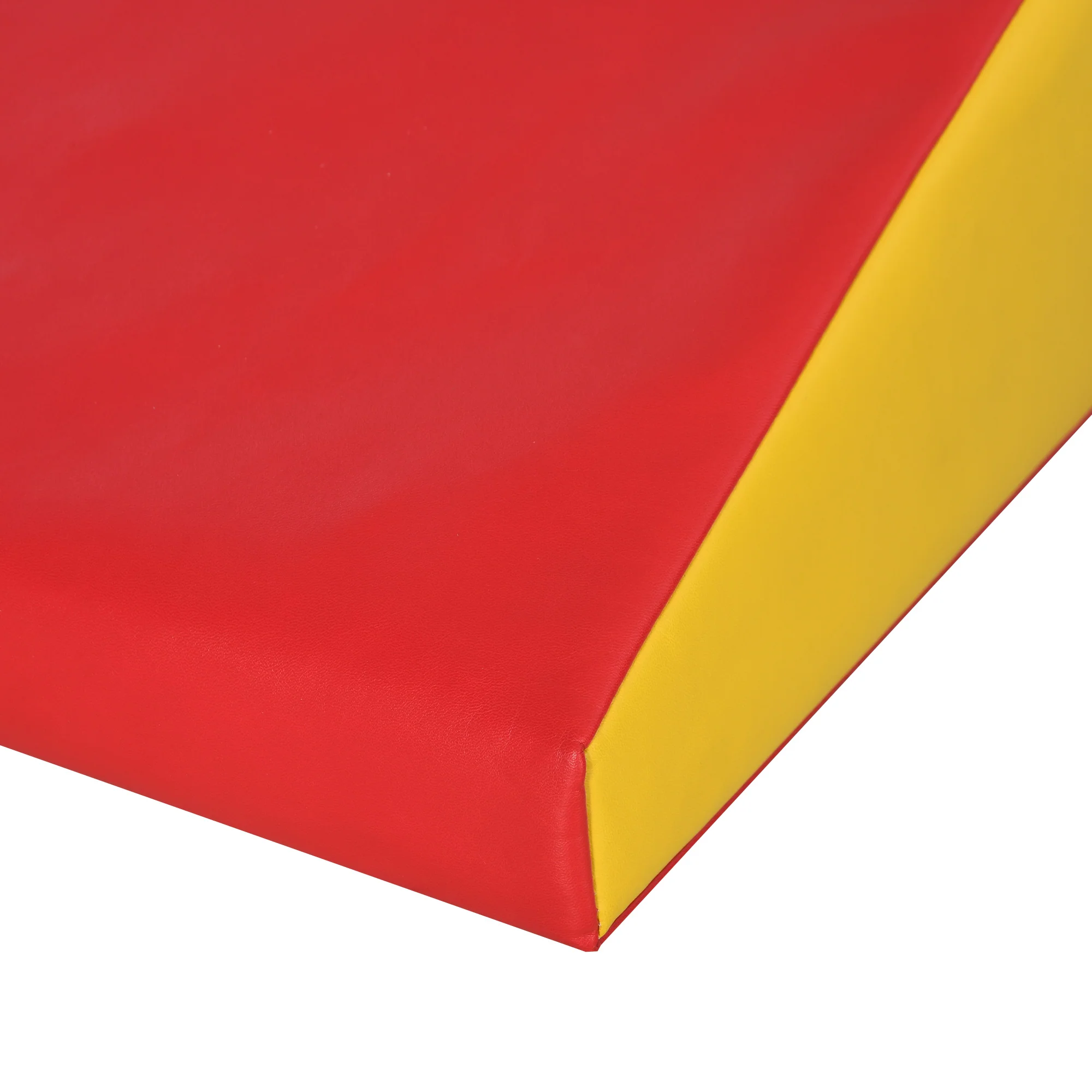 HOMCOM 2 Piece Soft Play Set For Toddler Climb And Crawl, Red - Image 9