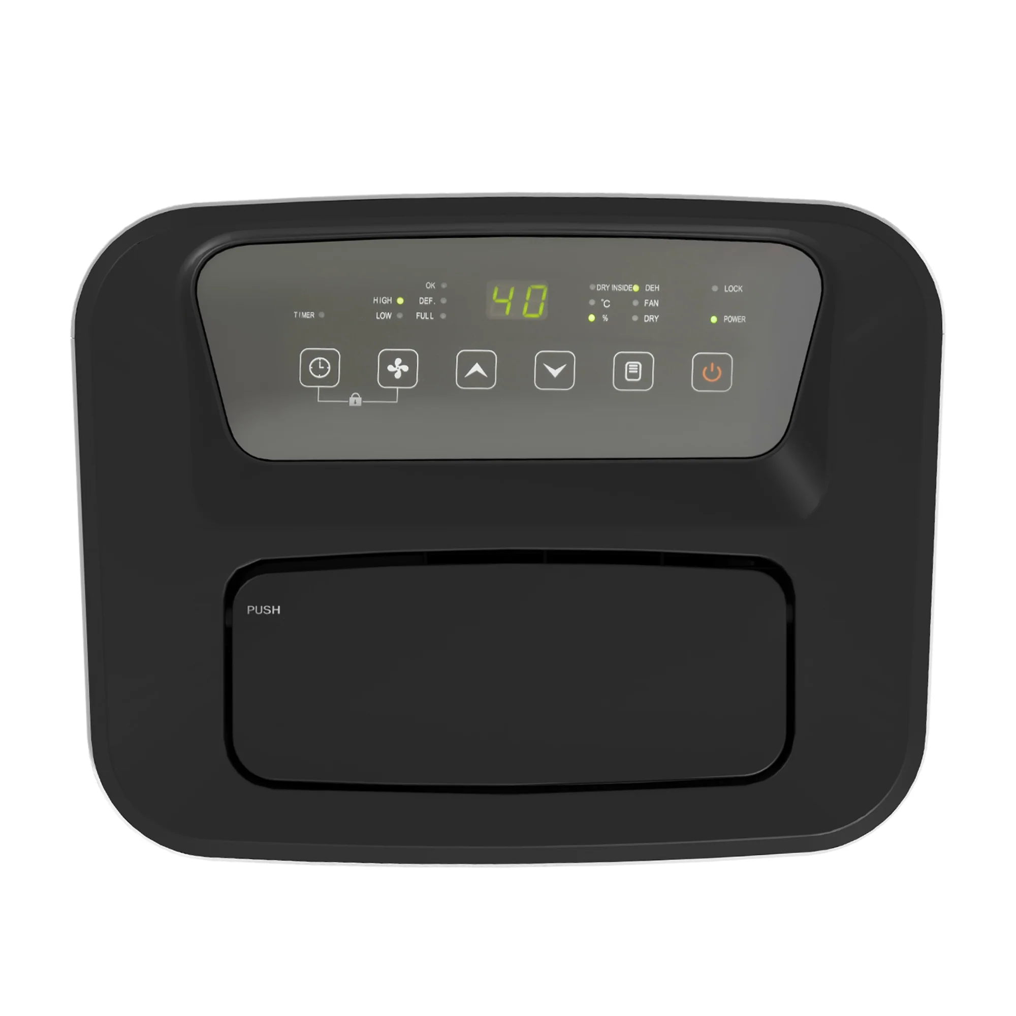 HOMCOM 20L/Day 6L Dehumidifier, Portable Quiet Air Dehumidifier For Laundry - Image 8