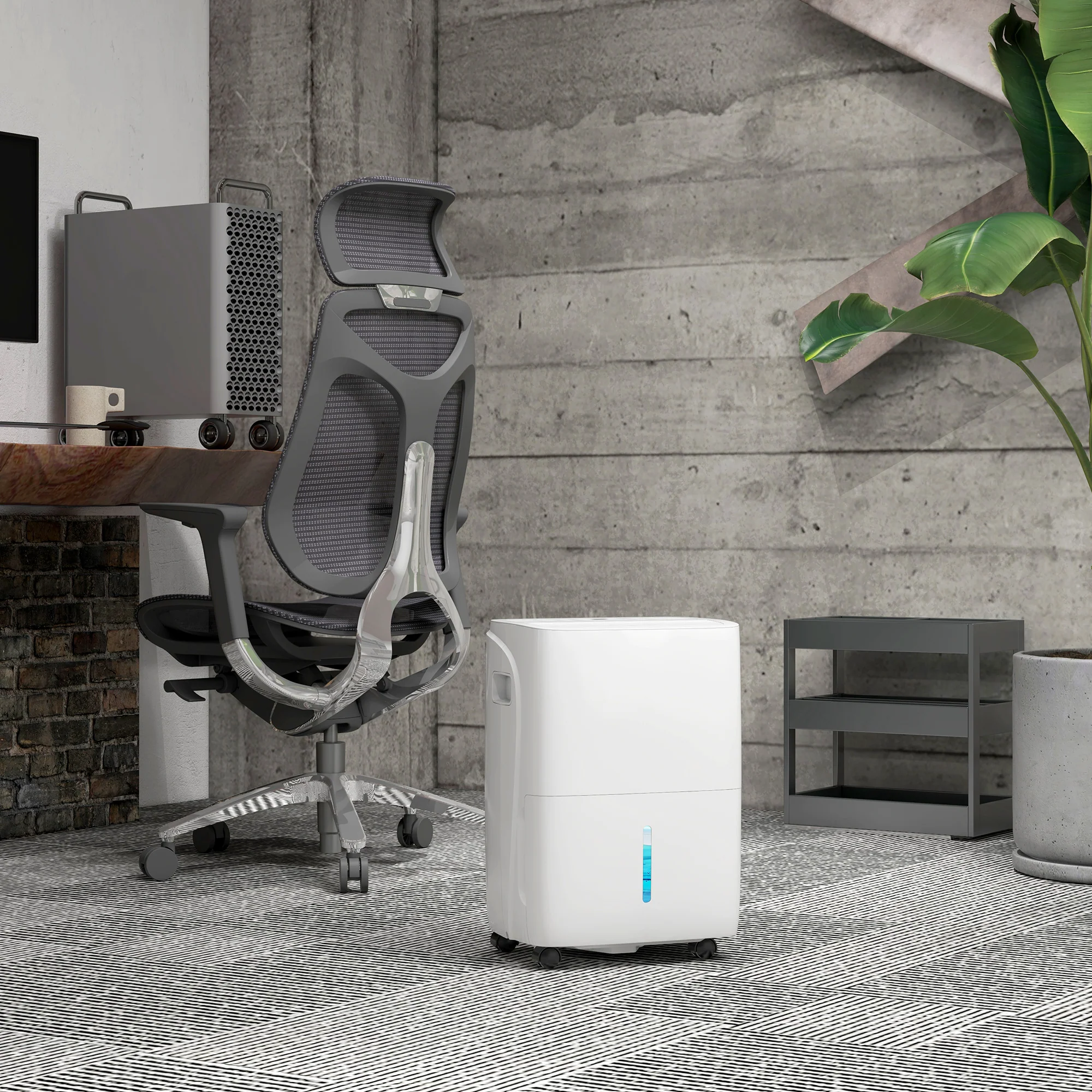 HOMCOM 30L/Day Dehumidifier For Home, With Auto-Clean Filter, 24H Timer - Image 9