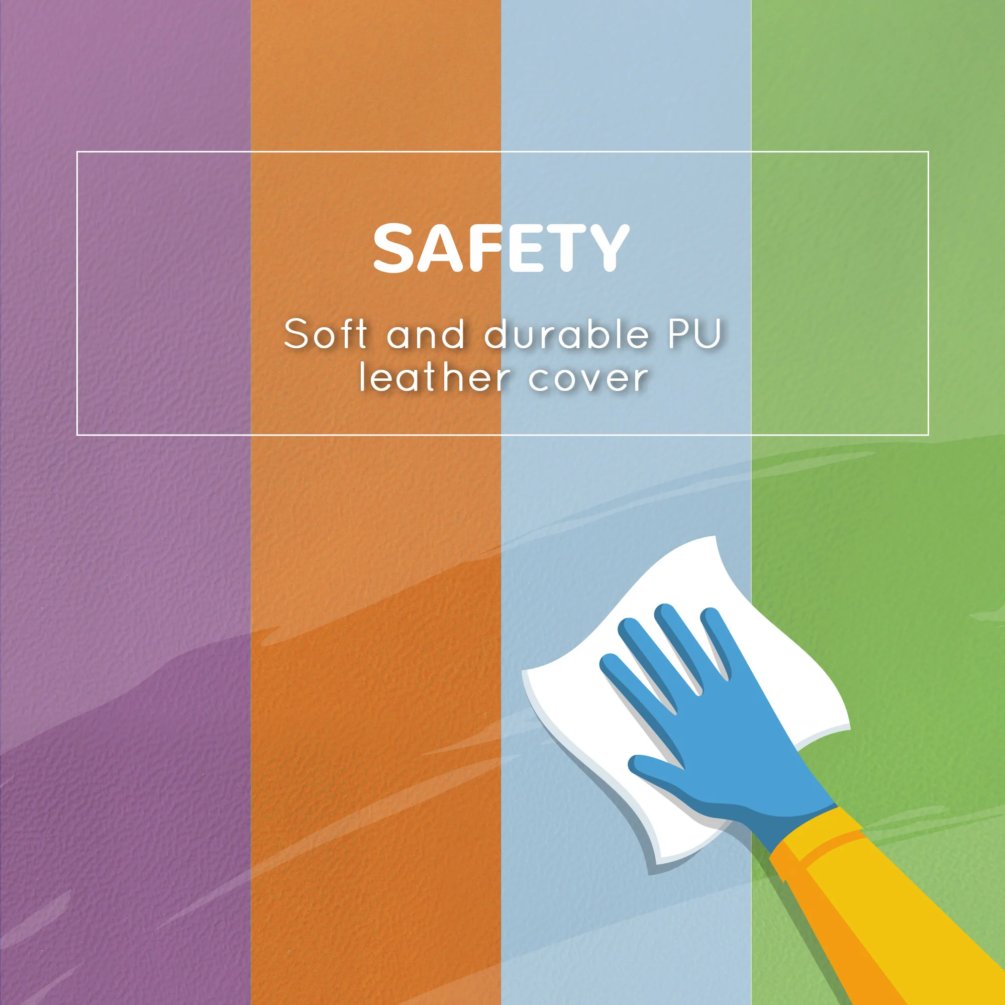 HOMCOM 4-piece Soft Play Set Climb And Crawl Foam Activity Toys Orange - Image 5