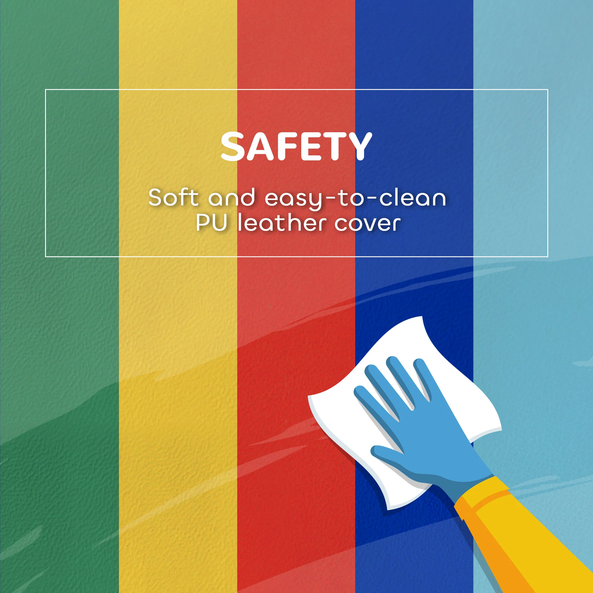 HOMCOM 5 Piece Soft Safe Foam Playset Climb And Crawl Activity Toy For Toddler - Image 6