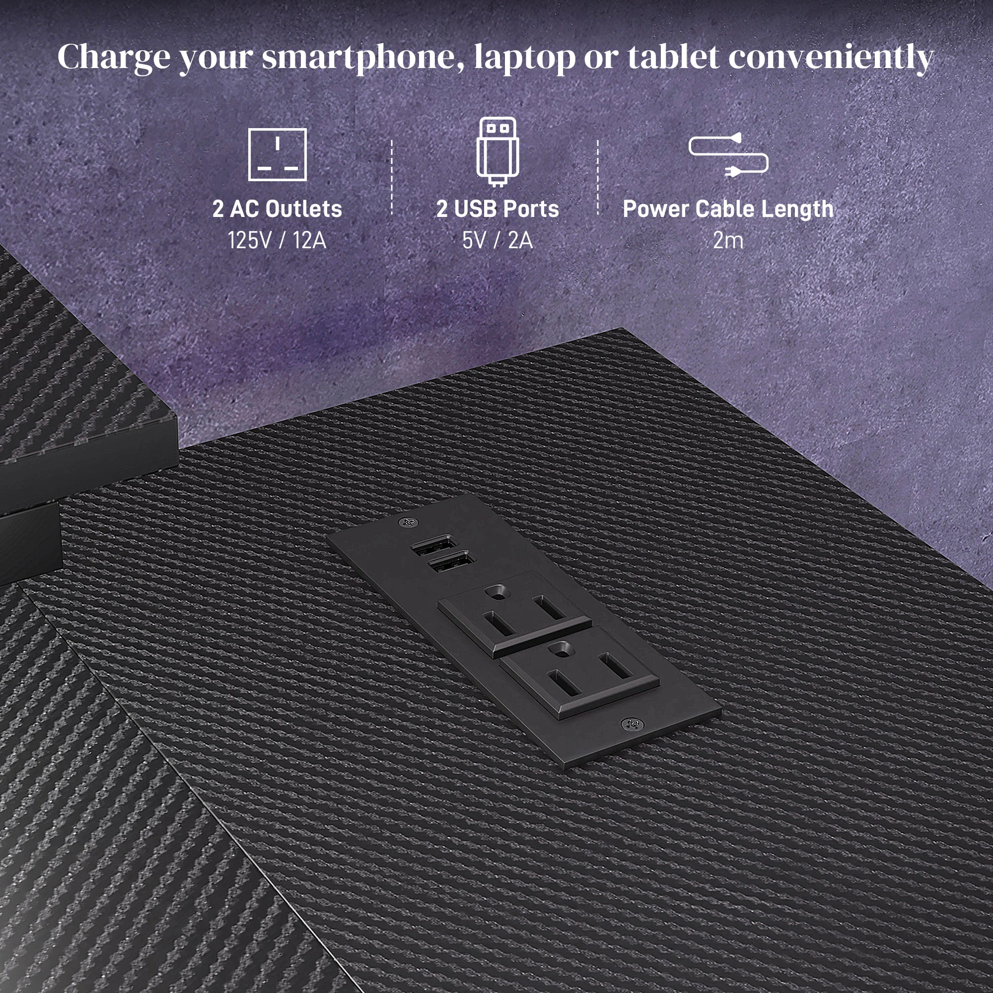 HOMCOM L Shaped Desk With LED Lights Reversible Corner Gaming Desk With Storage - Image 4