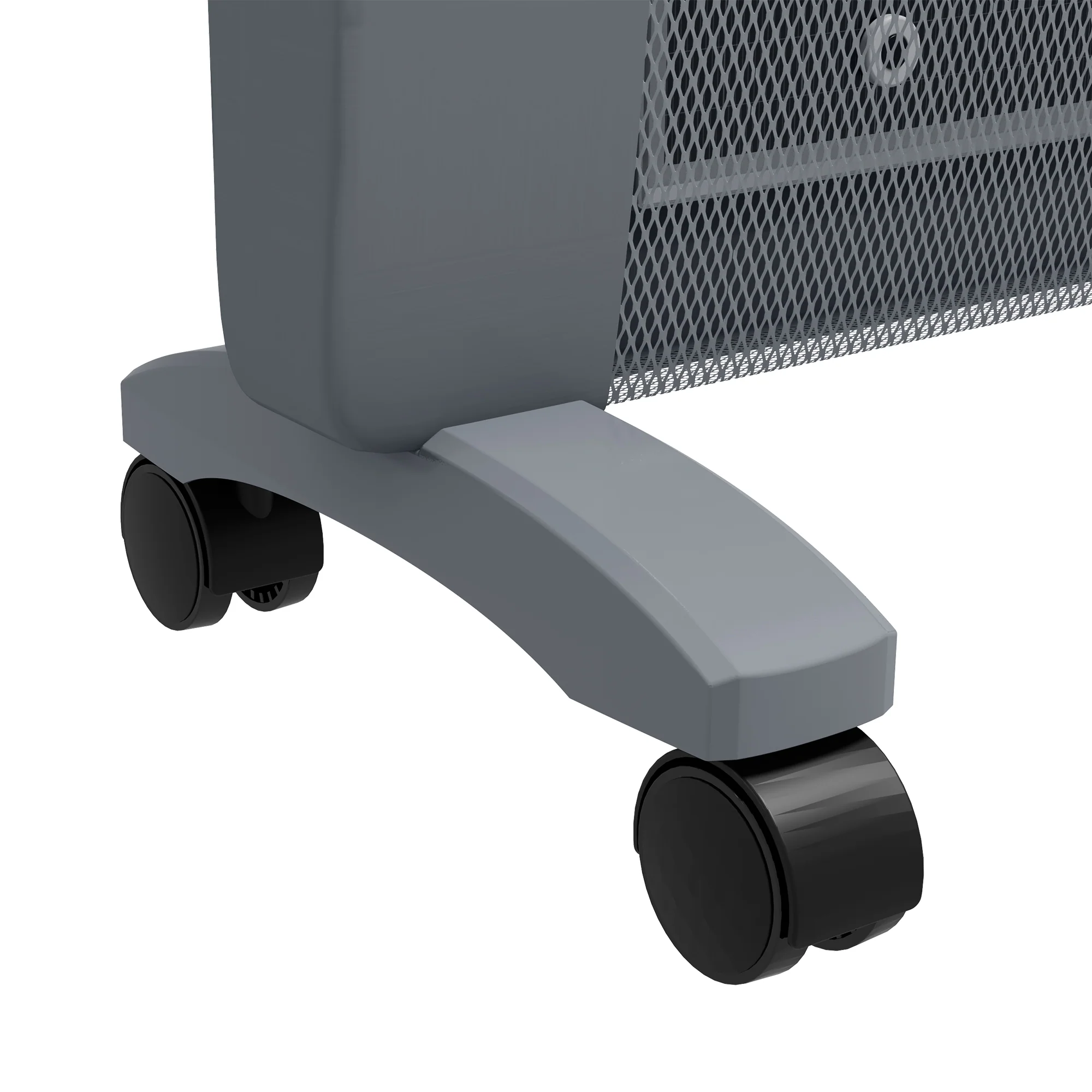 HOMCOM Mica Electric Space Heater, Portable Heater, 2 Heat Settings, White/Grey - Image 18