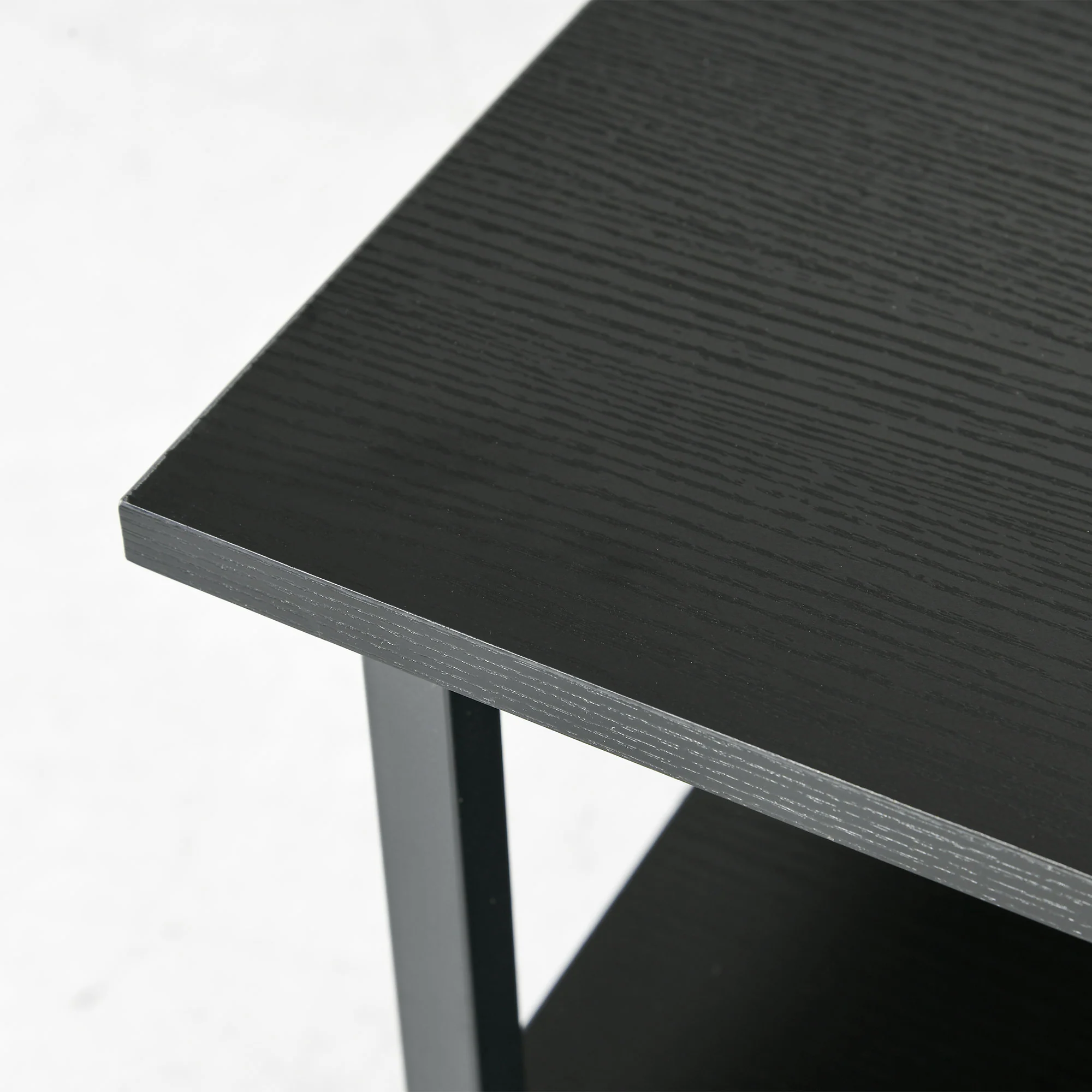 HOMCOM Mobile Printer Stand With Storage Printer Table For Home Office Black - Image 8