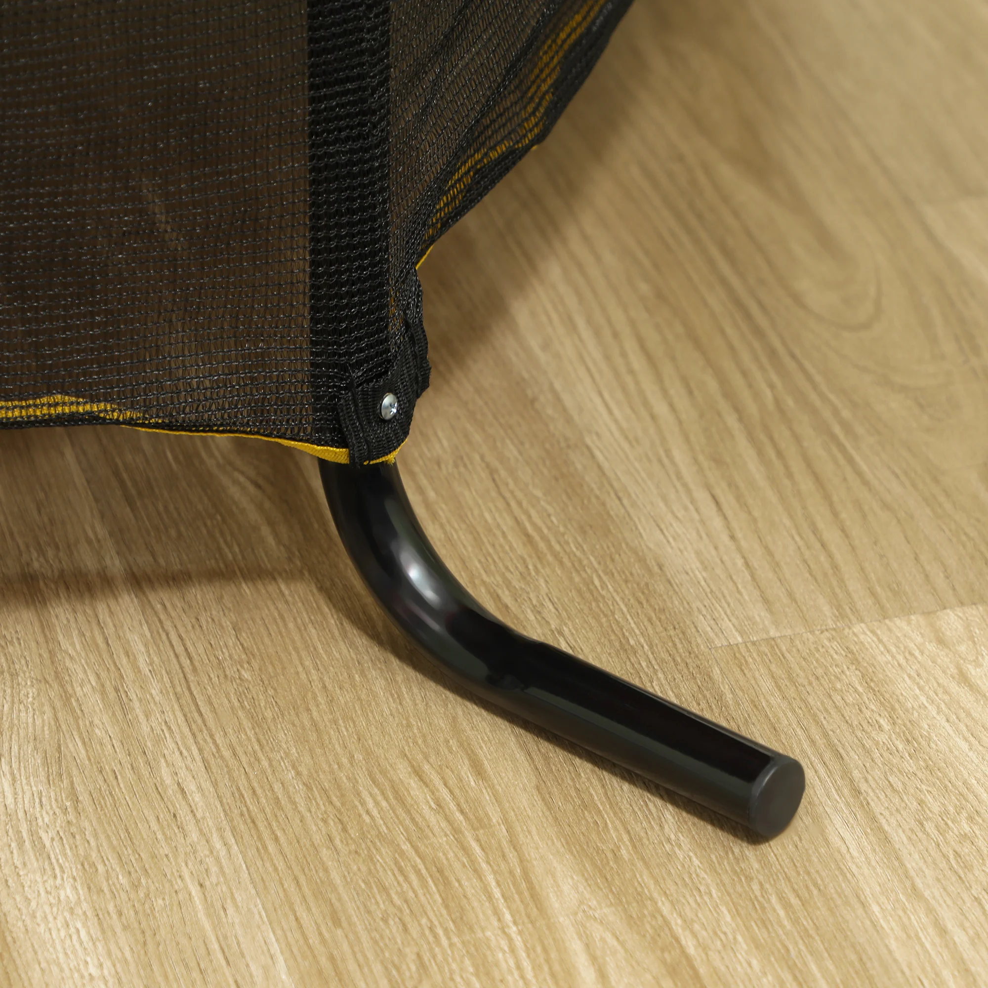 HOMCOM Trampoline For Kids W/Enclosure Net Built-in Zipper 3-10 Year - Image 9