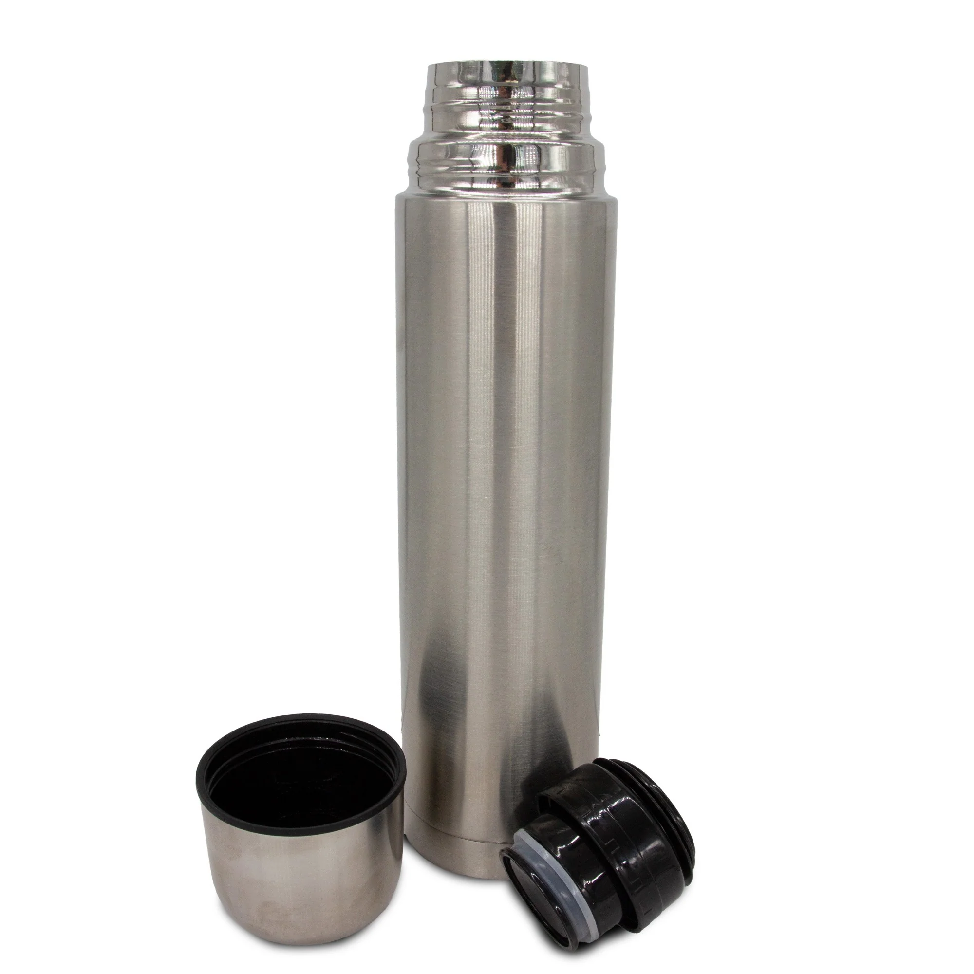 Lewis's 1 Litre Stainless Steel Flask - Image 3