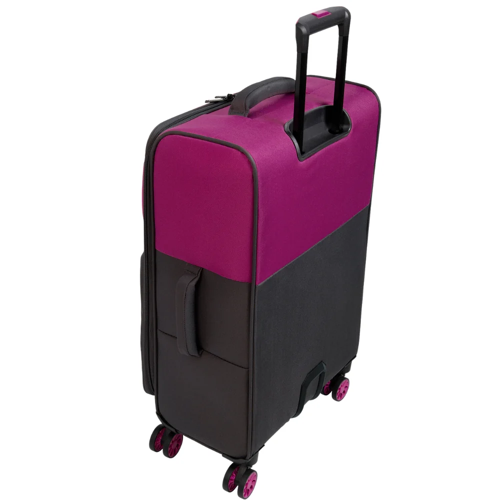 IT Luggage Duo-Tone Fuchsia & Magneta 8 Wheel Suitcase - Image 7
