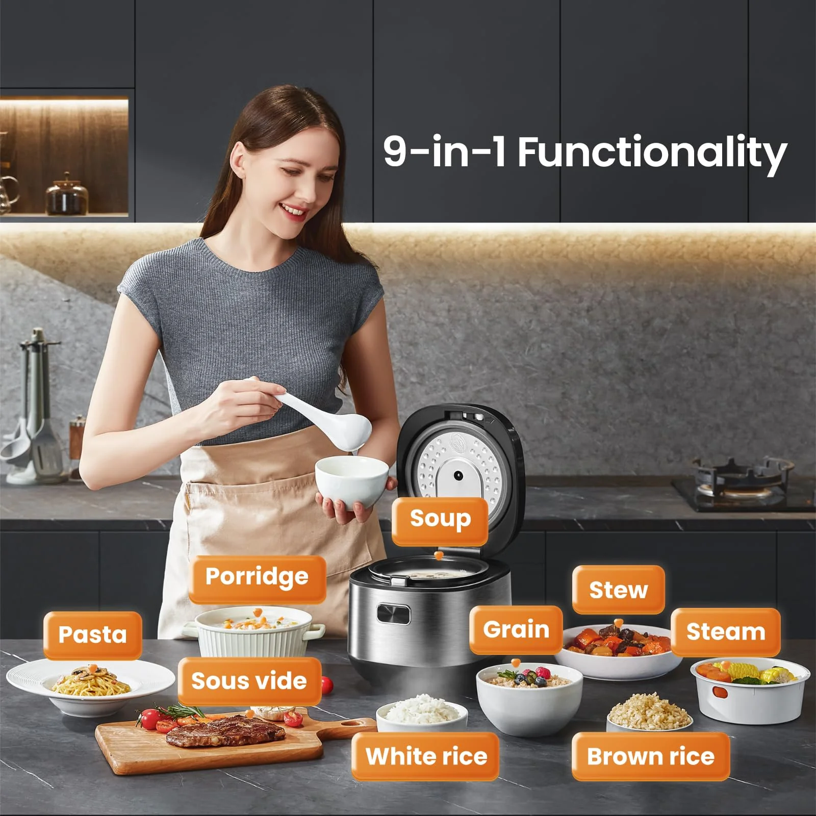 Midea Rice Cooker with 9 Functions - Image 3