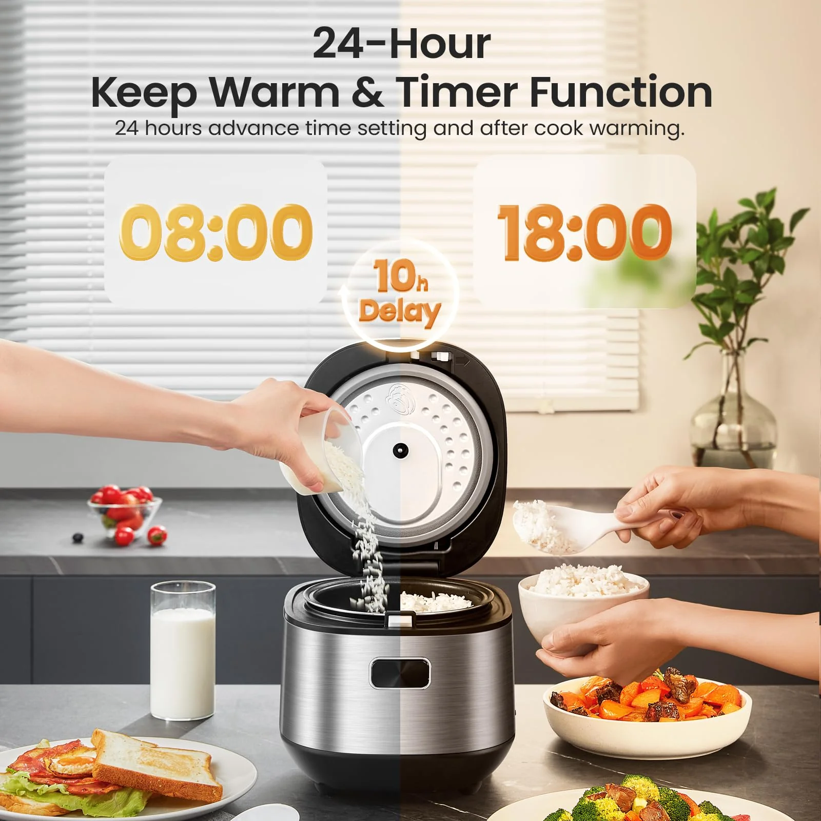 Midea Rice Cooker with 9 Functions - Image 8