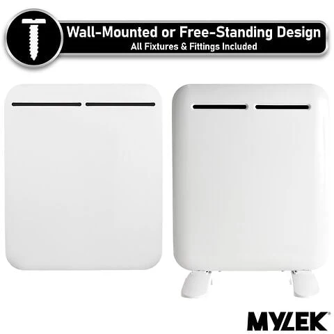MYLEK Electric Panel Heater - Wall Mounted Or Free Standing 2000w - Image 5