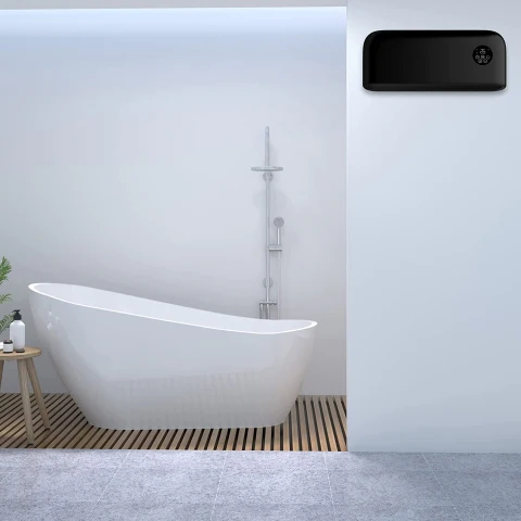 MYLEK Over Door Heater 2000W Wall Mounted Indoor Overdoor Hot Air Downflow Curtain White - Image 15