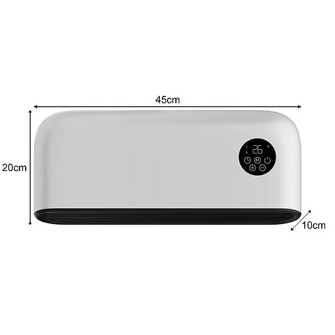 MYLEK Over Door Heater 2000W Wall Mounted Indoor Overdoor Hot Air Downflow Curtain White - Image 17
