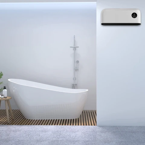 MYLEK Over Door Heater 2000W Wall Mounted Indoor Overdoor Hot Air Downflow Curtain White - Image 21