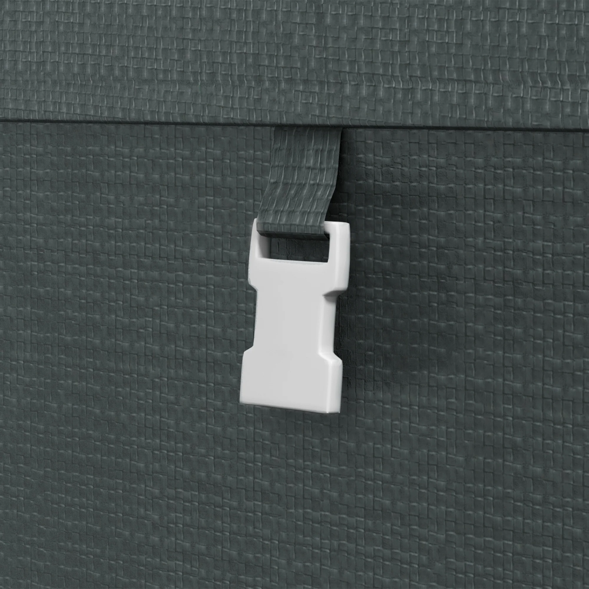 Outsunny 1.2 x 1.8m Portable Garden Shed for Motorbikes, Garden Tools, Bikes - Image 9