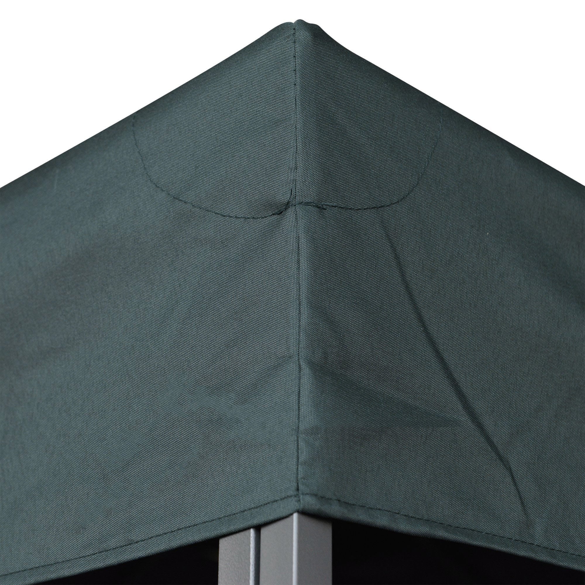Outsunny 3(m) 2 Tier Gazebo Top Cover Replacement Canopy Roof Charcoal Grey - Image 9