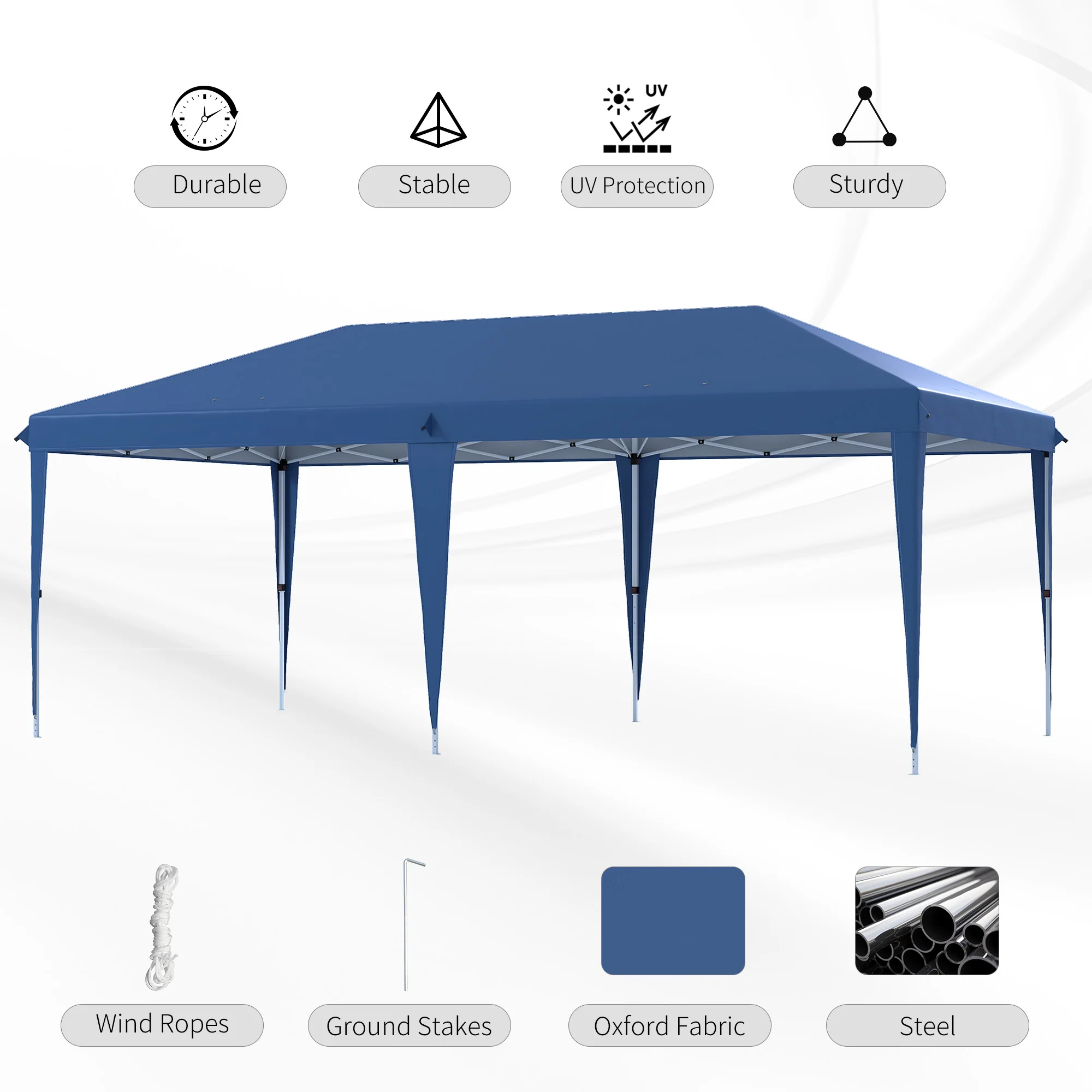 Outsunny 6 X 3(m) Pop Up Gazebo Patio Party Event Heavy Duty Canopy - Image 15