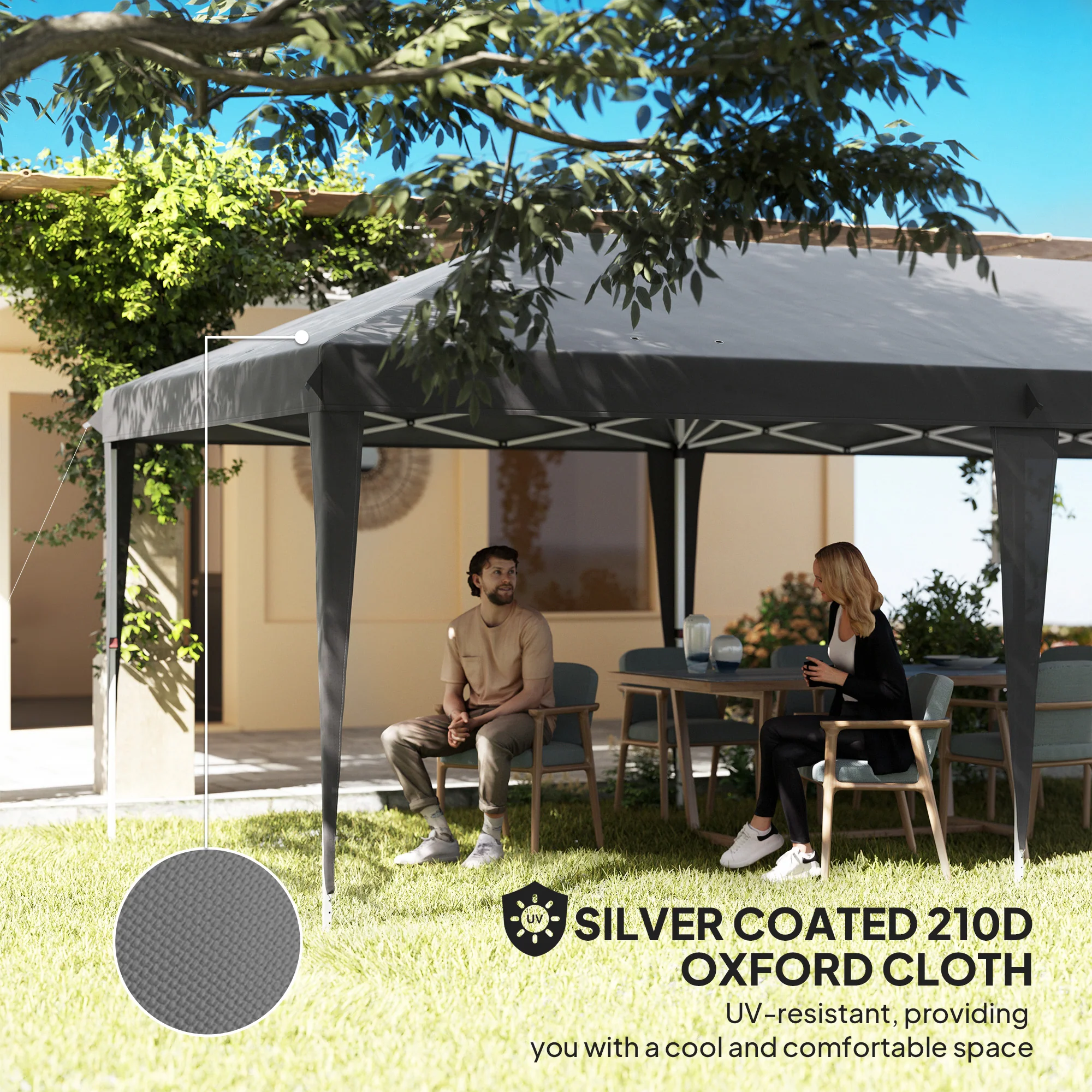 Outsunny 6 X 3(m) Pop Up Gazebo Patio Party Event Heavy Duty Canopy - Image 24