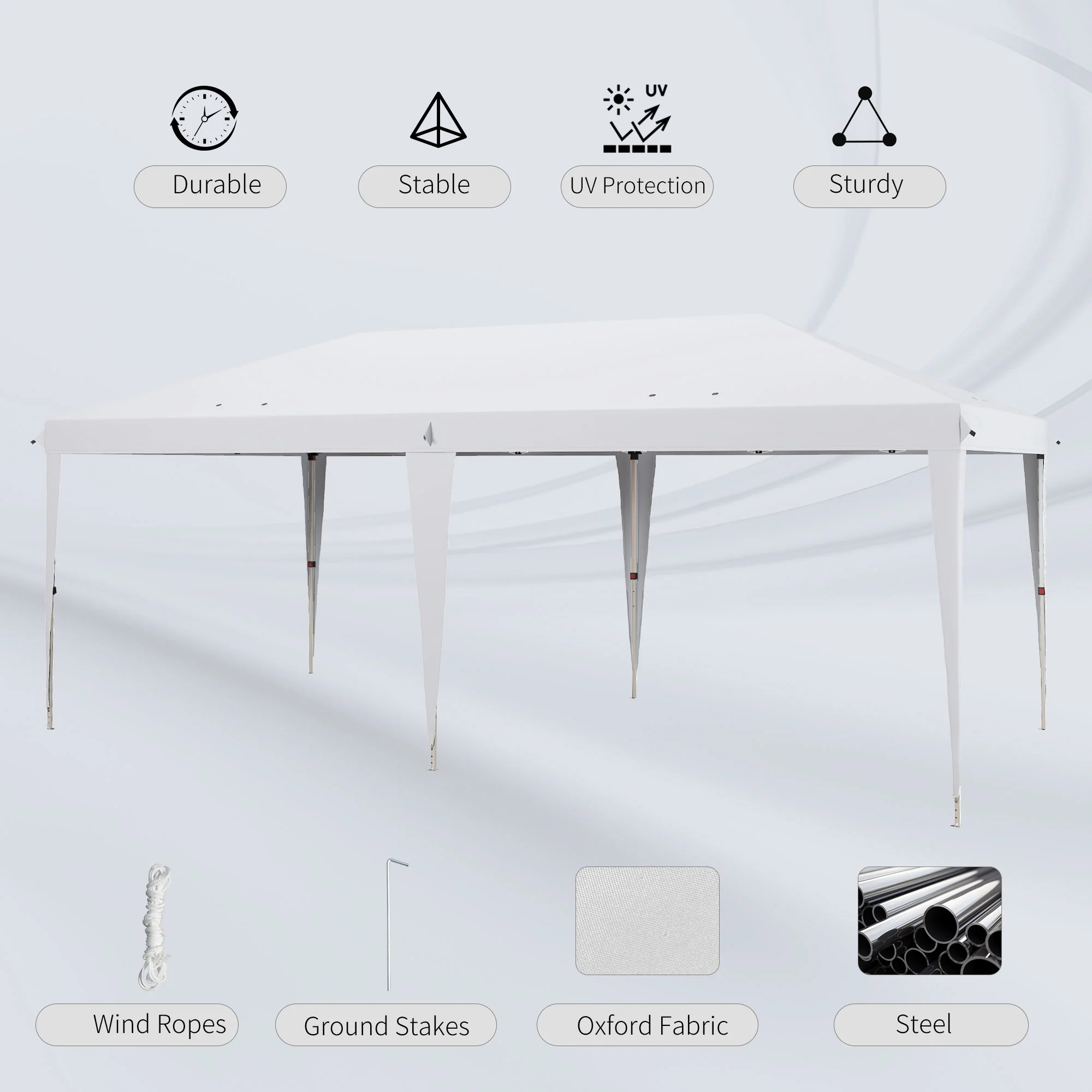 Outsunny 6 X 3(m) Pop Up Gazebo Patio Party Event Heavy Duty Canopy - Image 33