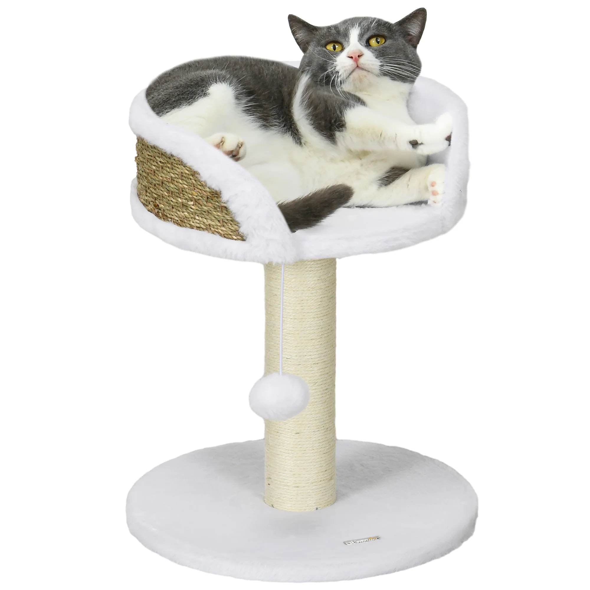 PawHut Cat Tree Tower Activity Centre With Scratching Posts - Image 10