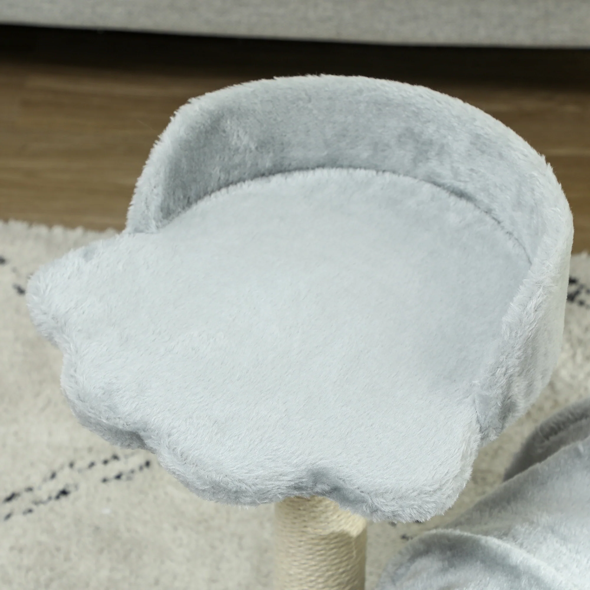 PawHut Cat Tree W/ Scratching Post, Bed, Cat Tunnel, Toy Ball - Image 17