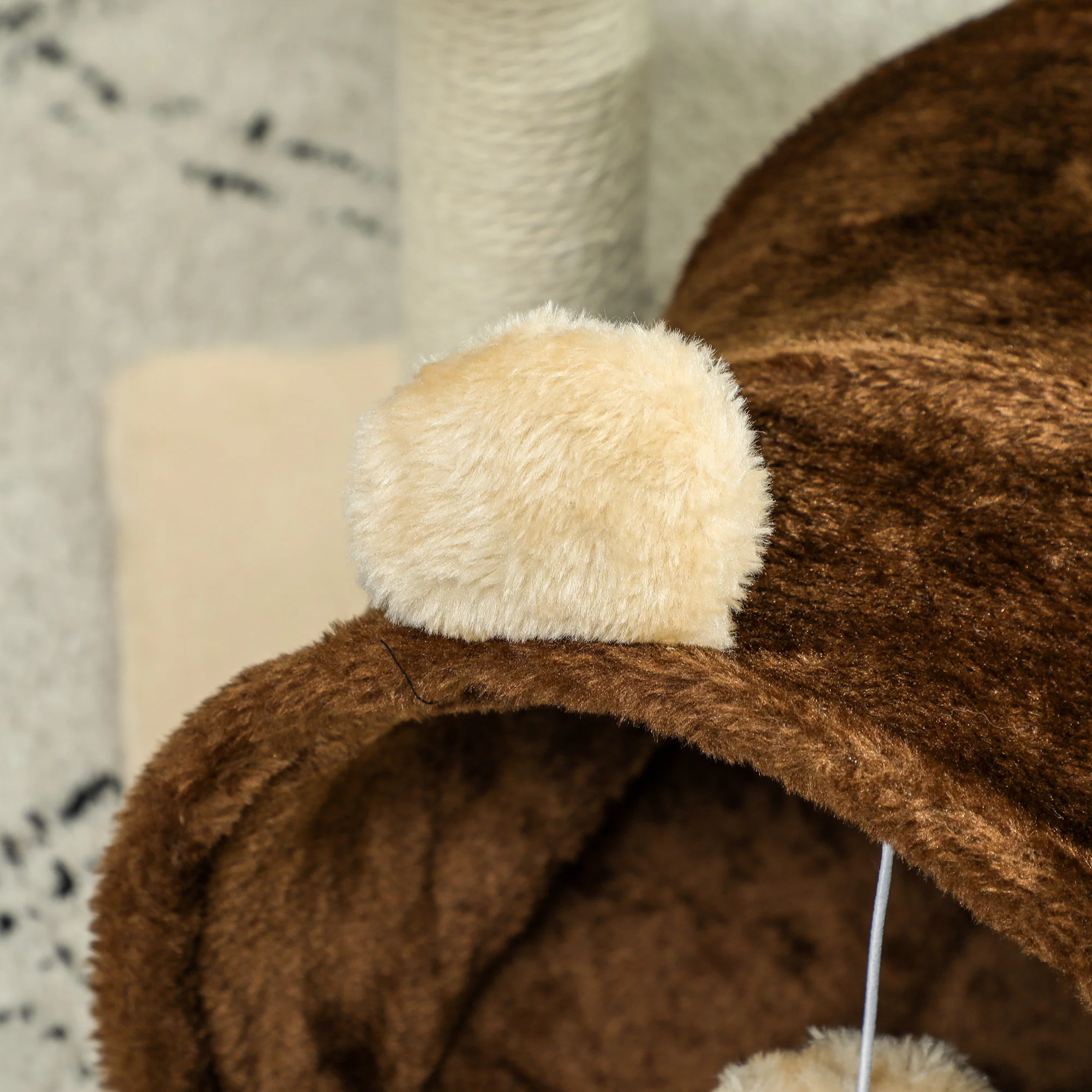 PawHut Cat Tree W/ Scratching Post, Bed, Cat Tunnel, Toy Ball - Image 9