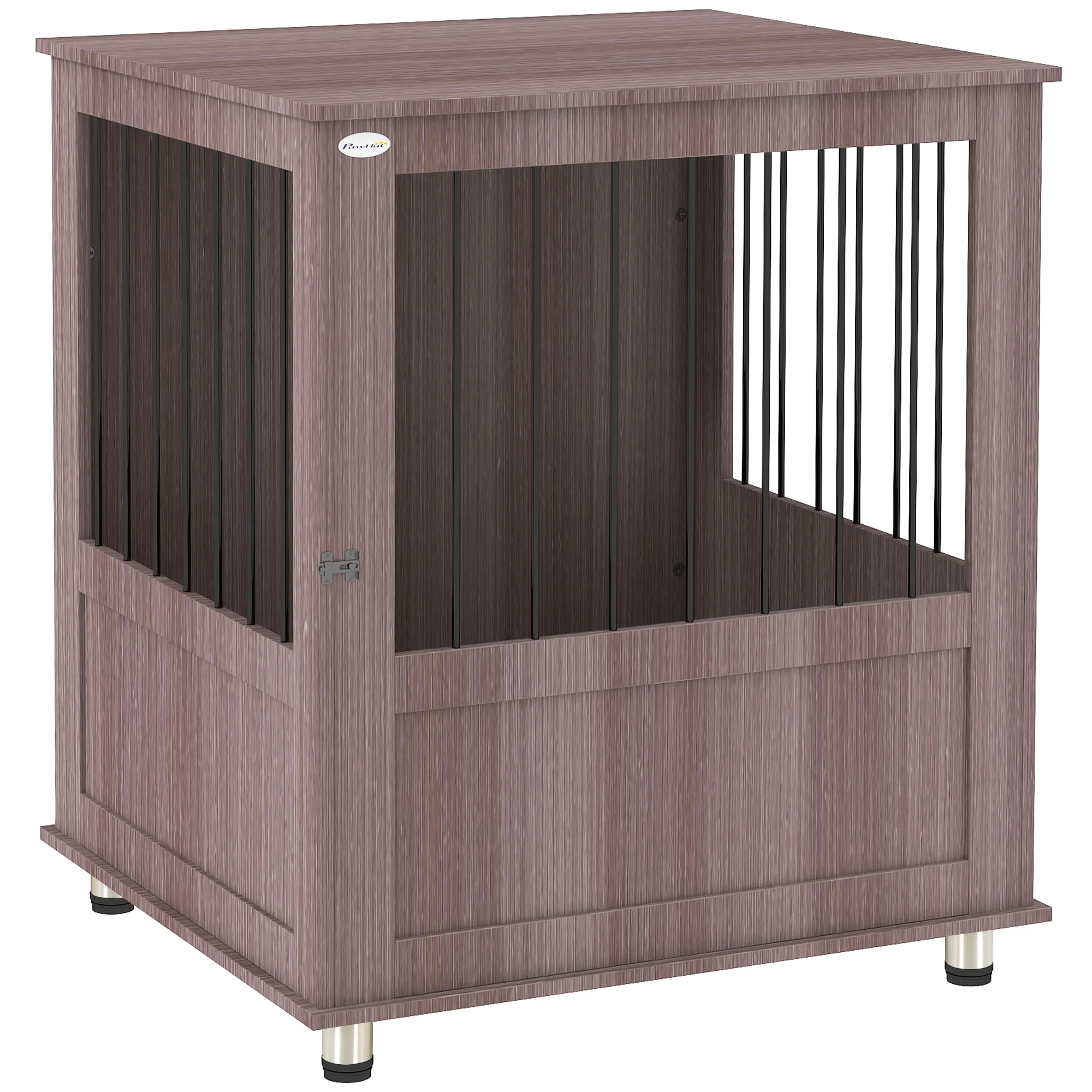 PawHut Dog Crate Kennel Cage, Indoor End Table, Purple - Image 28