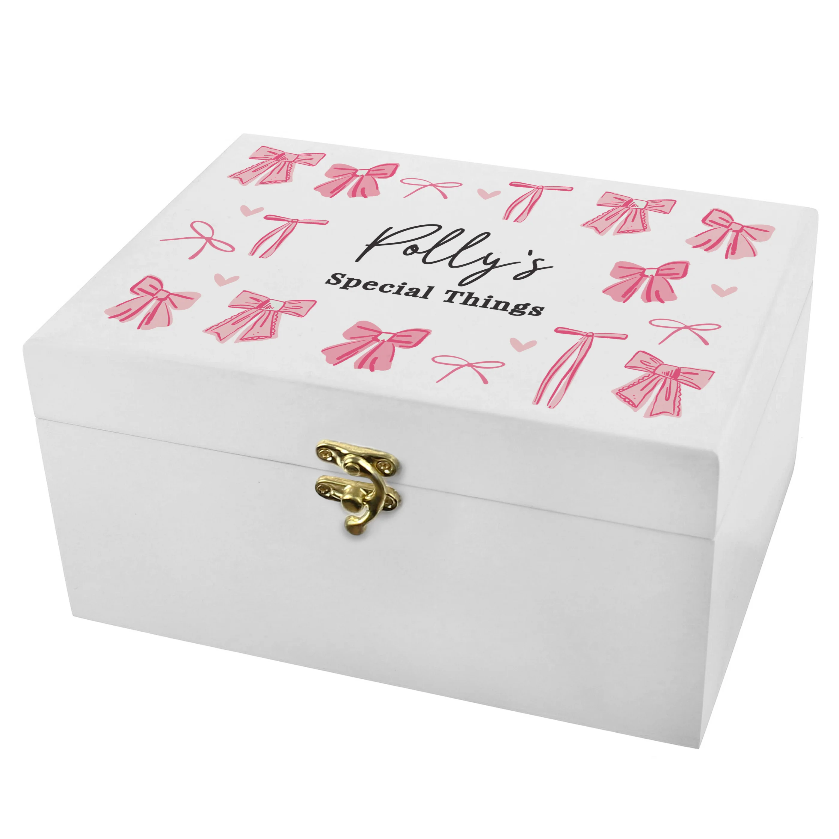Personalised Bow Storage Box - Image 5