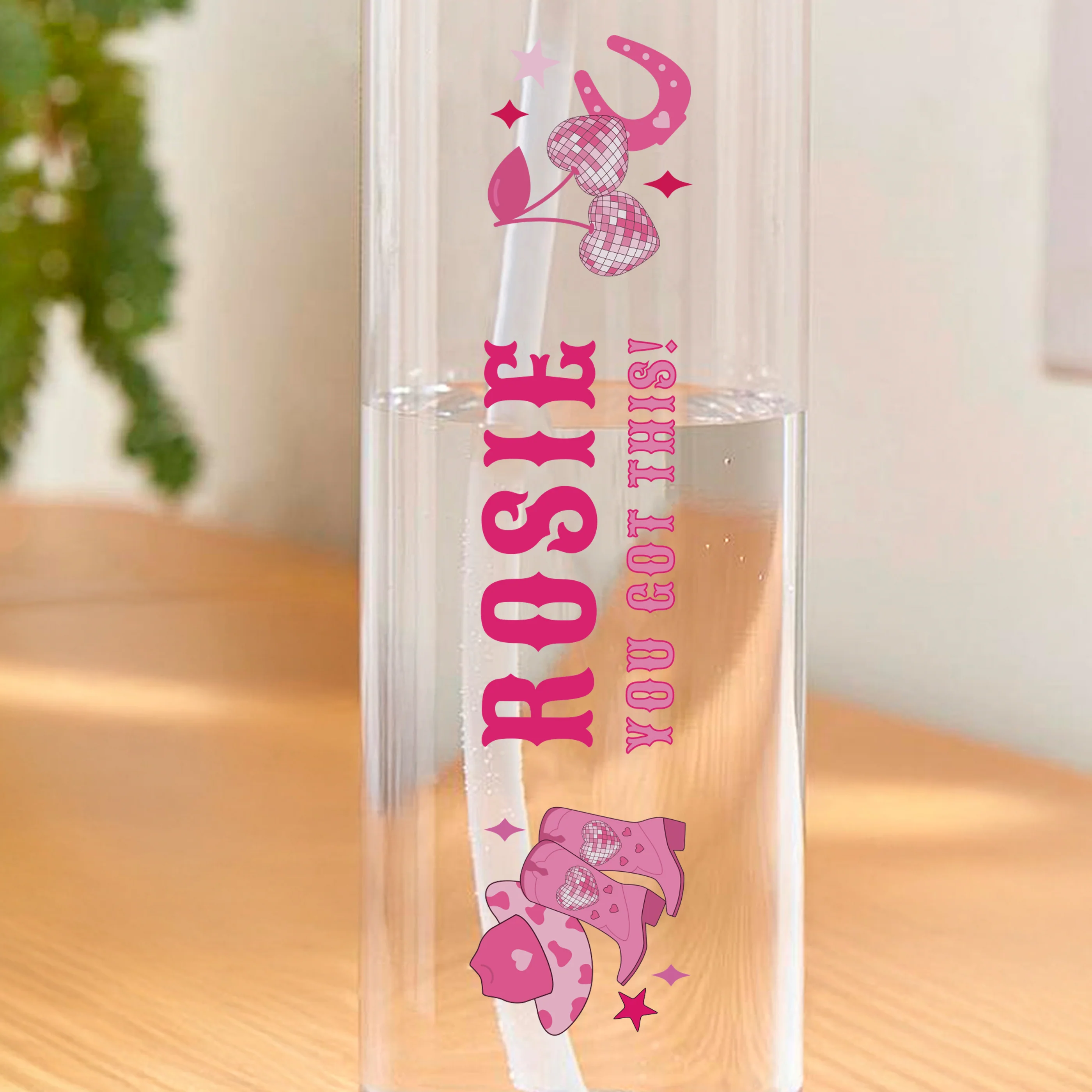 Personalised Cowgirl Water Bottle - Image 3