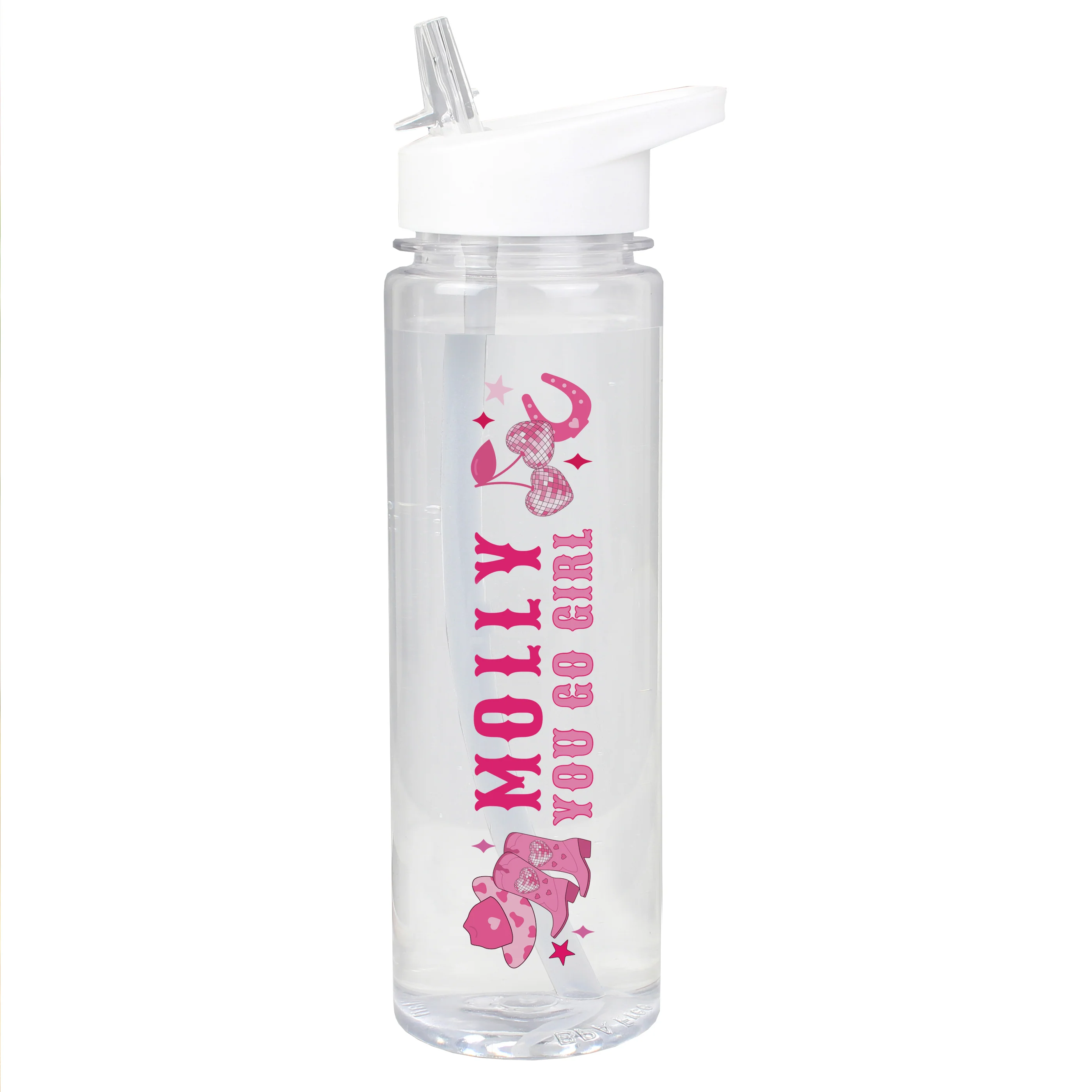 Personalised Cowgirl Water Bottle - Image 4