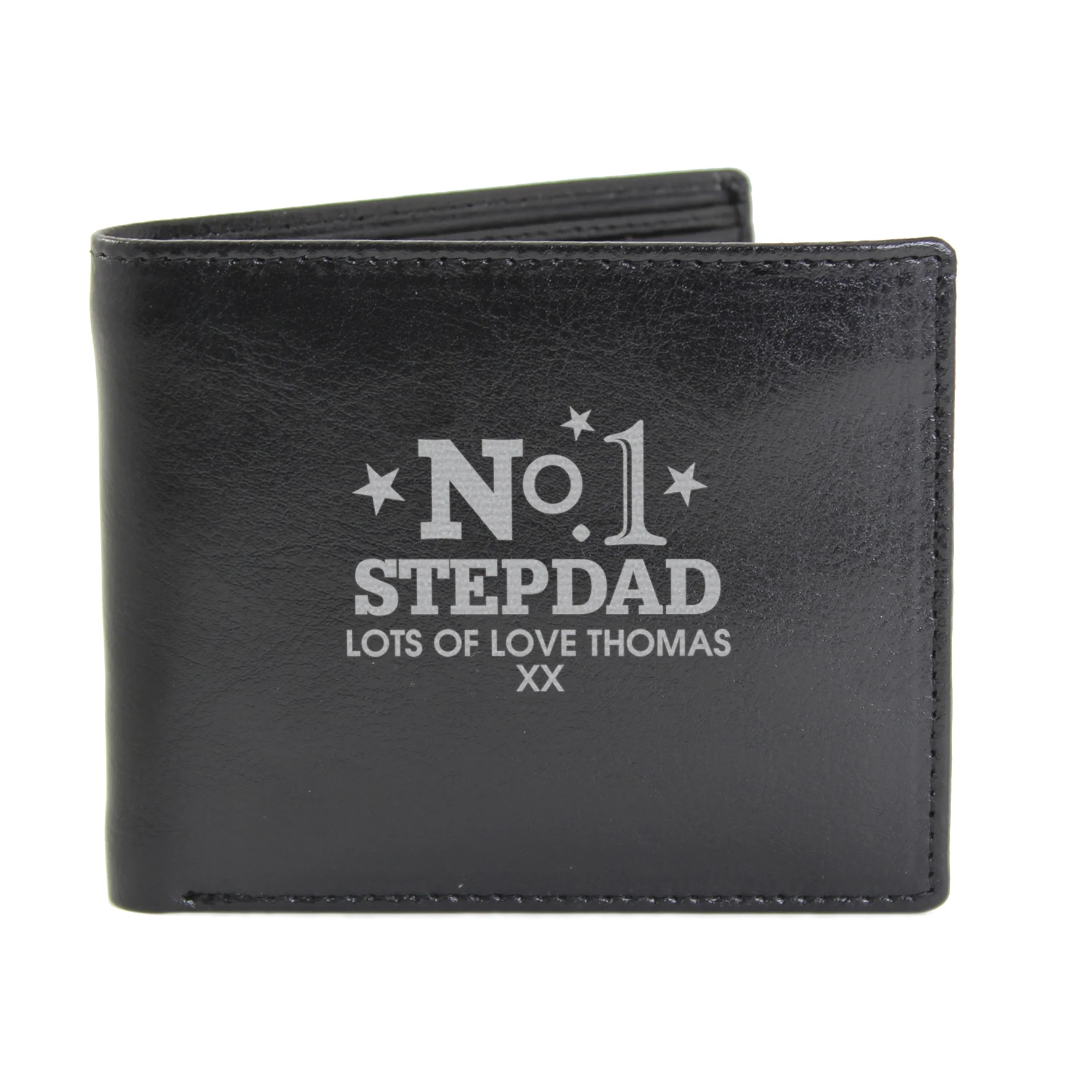 Personalised No.1 Leather Wallet - Image 6