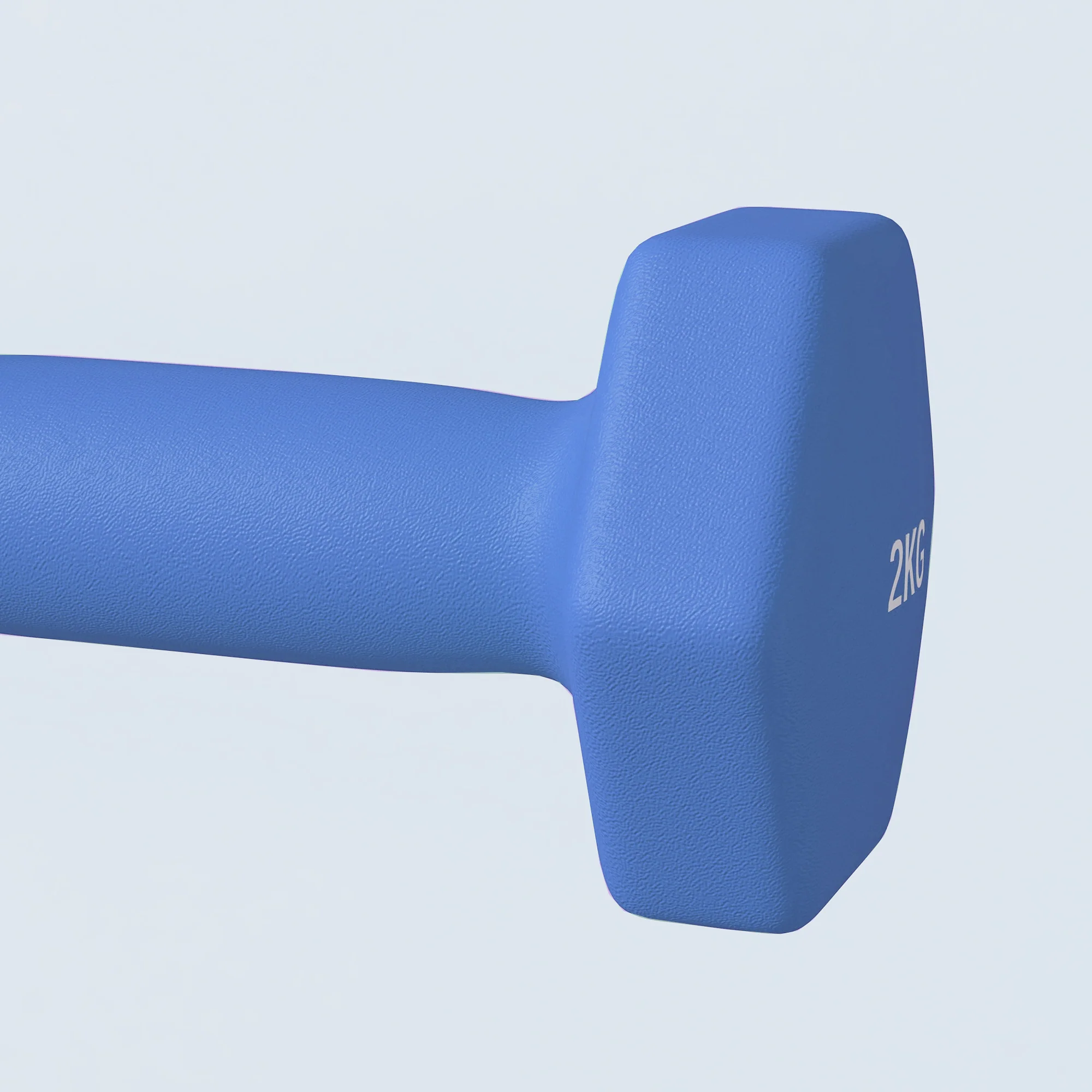 SPORTNOW Set of 2 Hexagonal Dumbbells Weights Pair, 2 x 2kg, Blue - Image 9