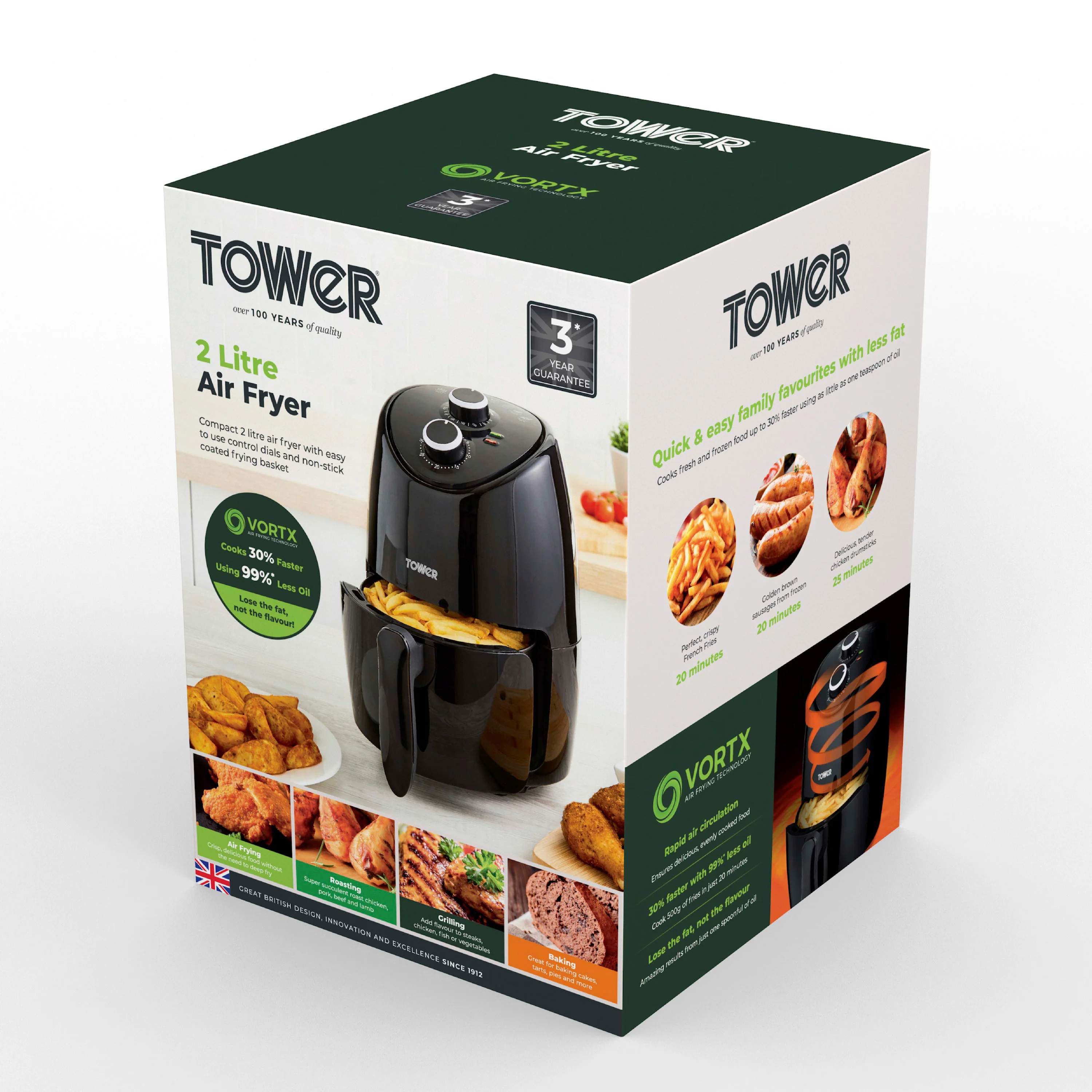 Tower 2L Manual Airfryer - Image 7