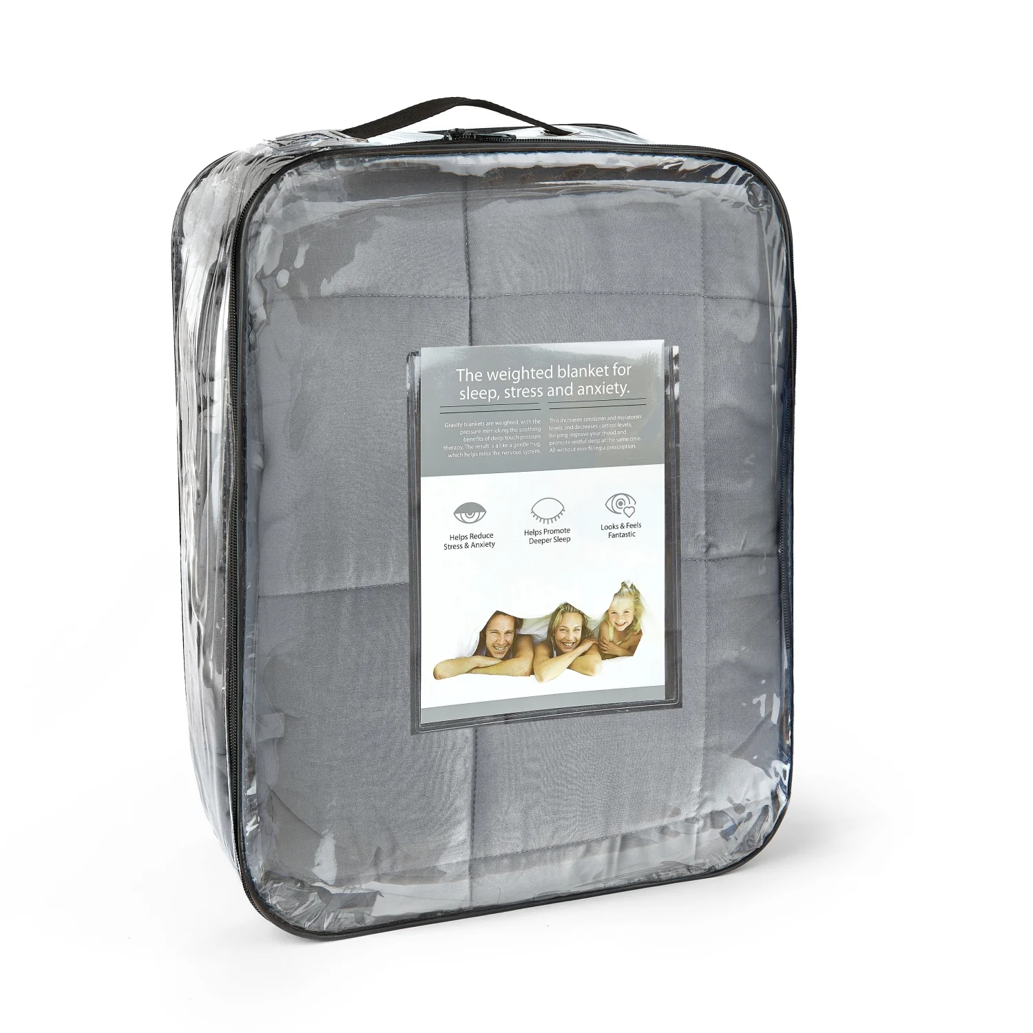 Weighted Blanket In Grey (60x80") - Image 4