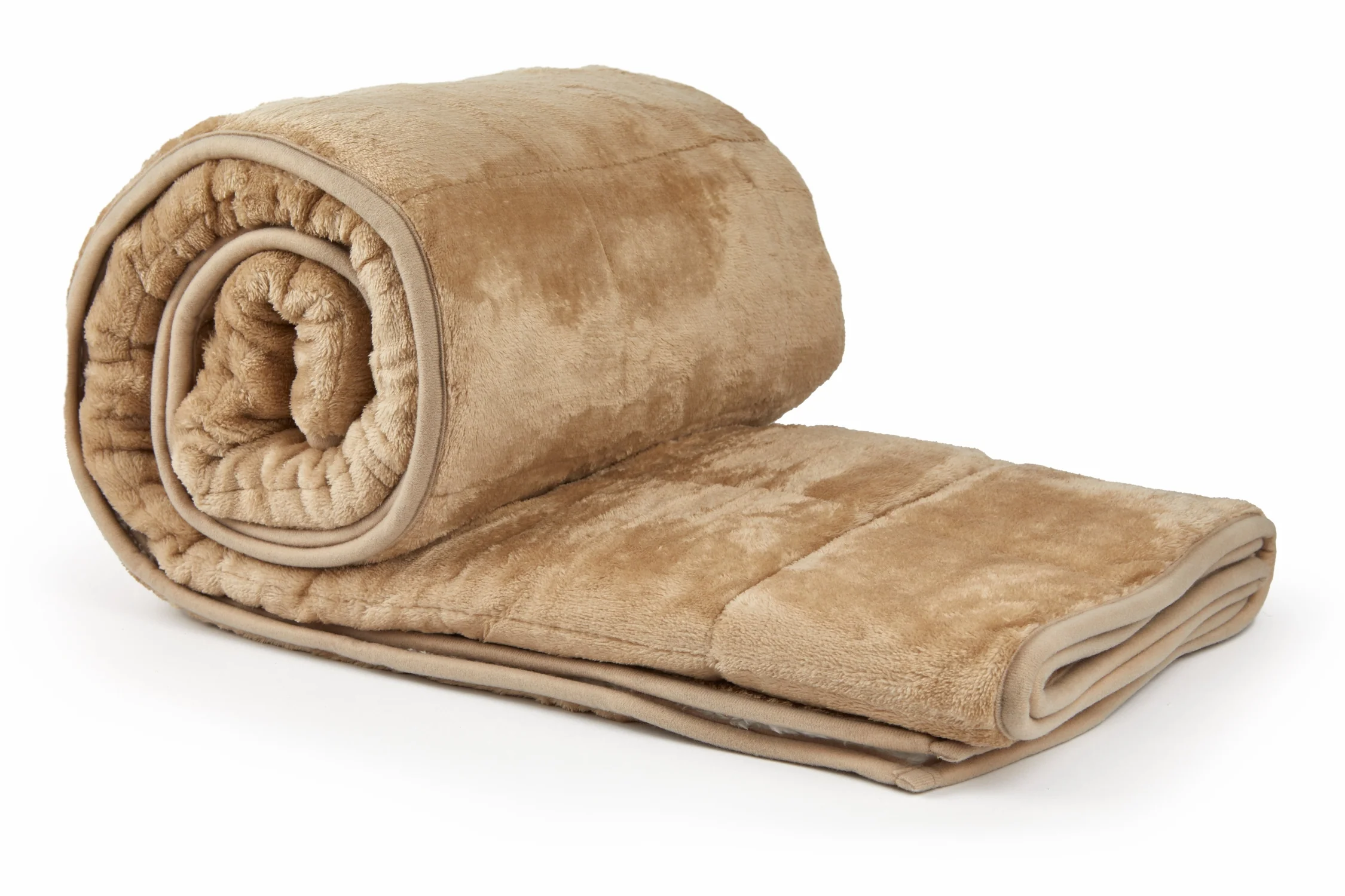Weighted Sherpa Blanket in Taupe - Image 7